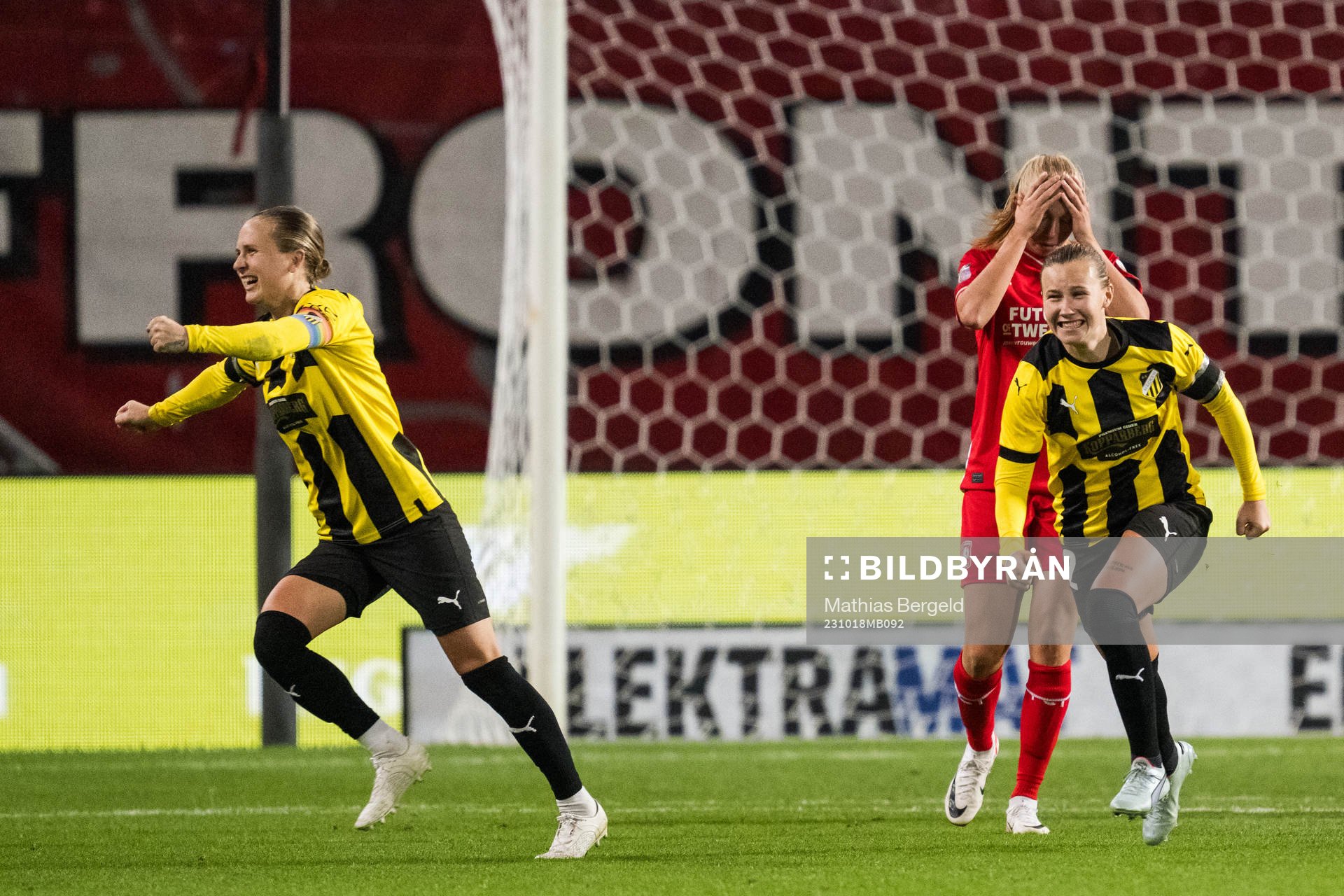 Filippa Curmark and Marika Bergman Lundin of Häcken