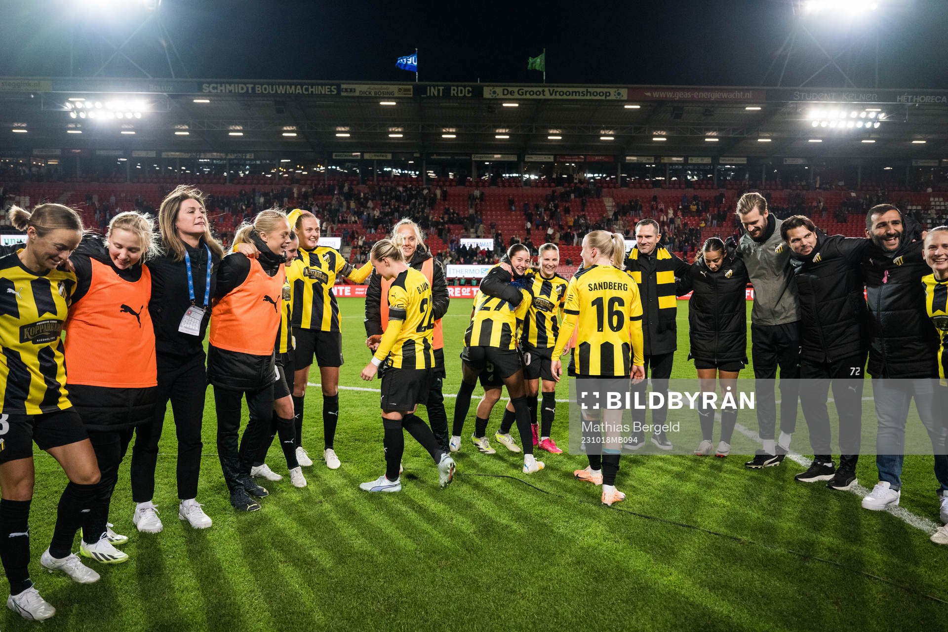 Players of Häcken celebrate