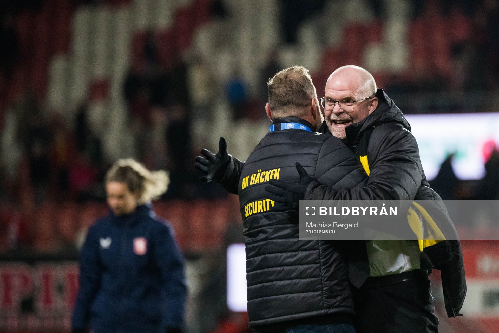 Anders Billström chairman of Häcken celebrates