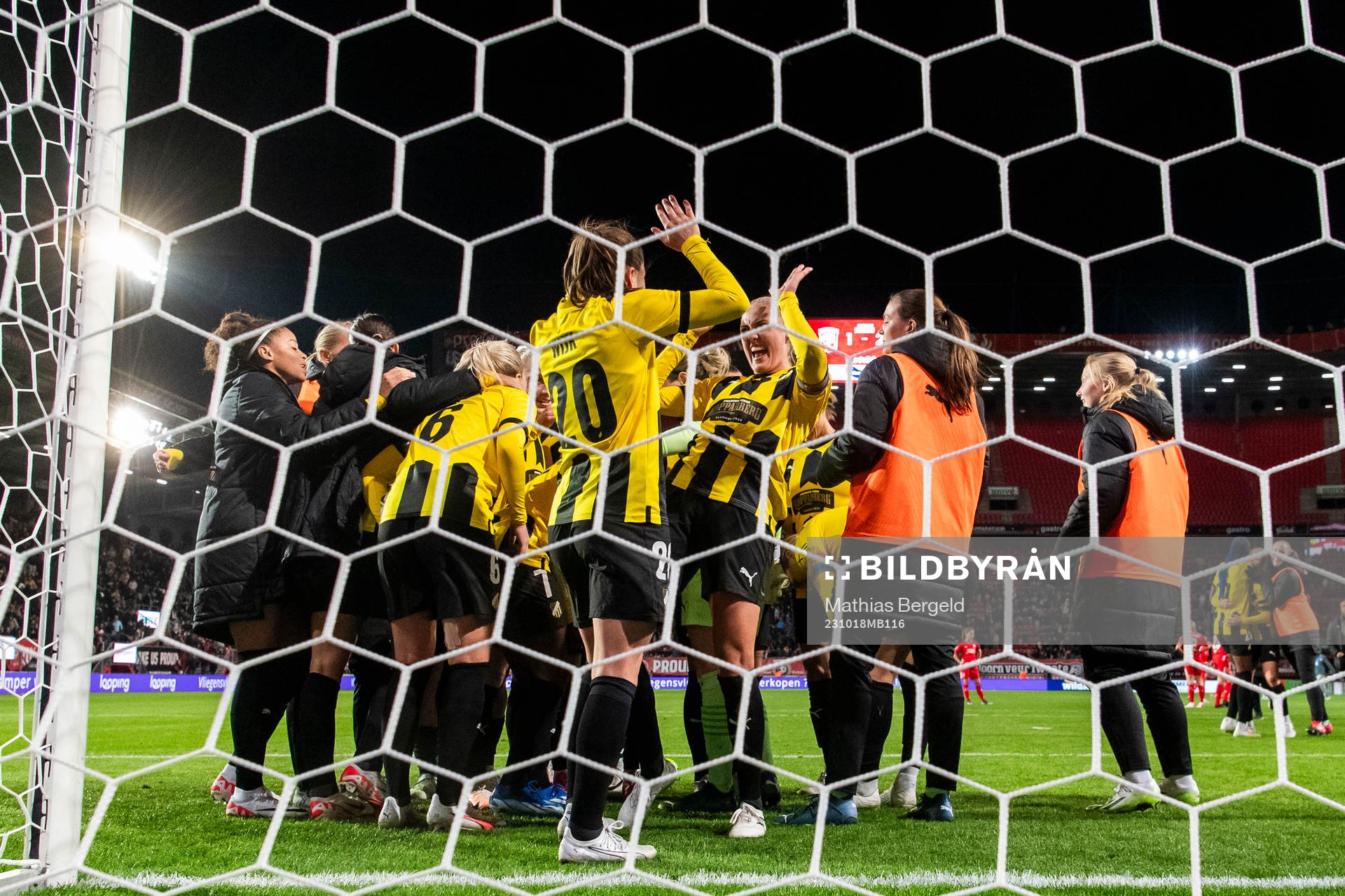 Players of Häcken celebrate