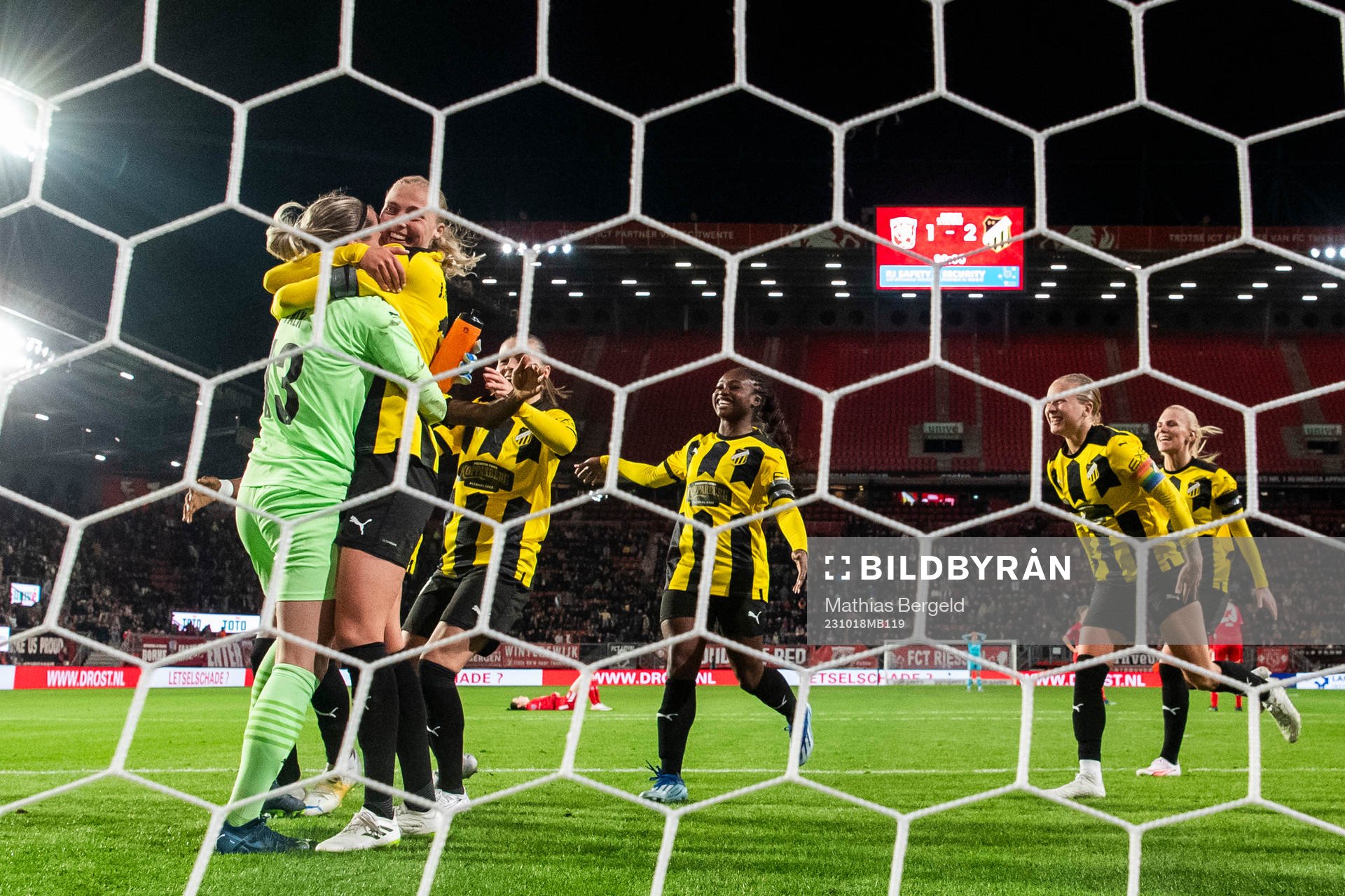 Players of Häcken celebrate