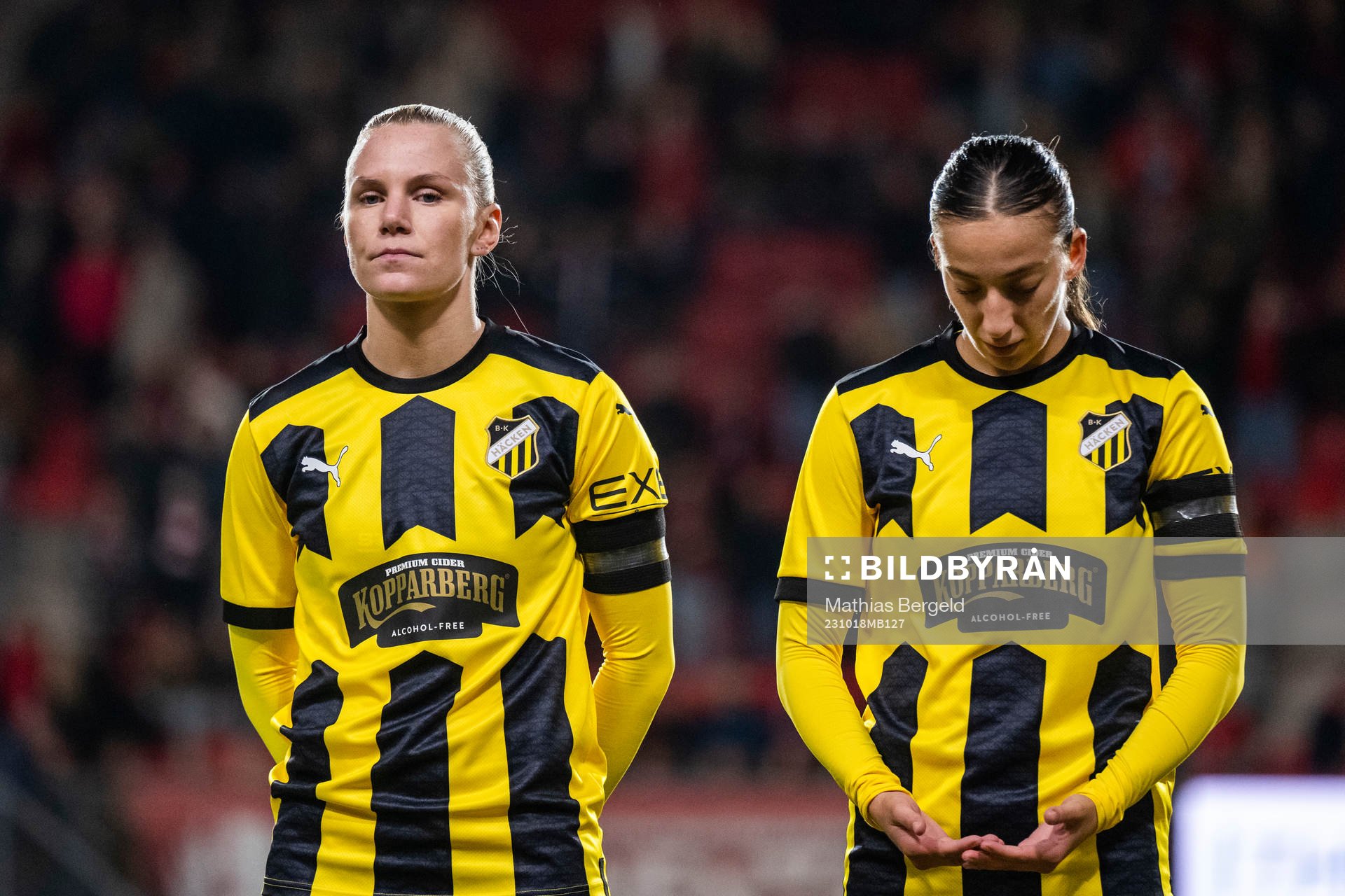 Josefine Rybrink and Rusul Rosa Kafaji of Häcken