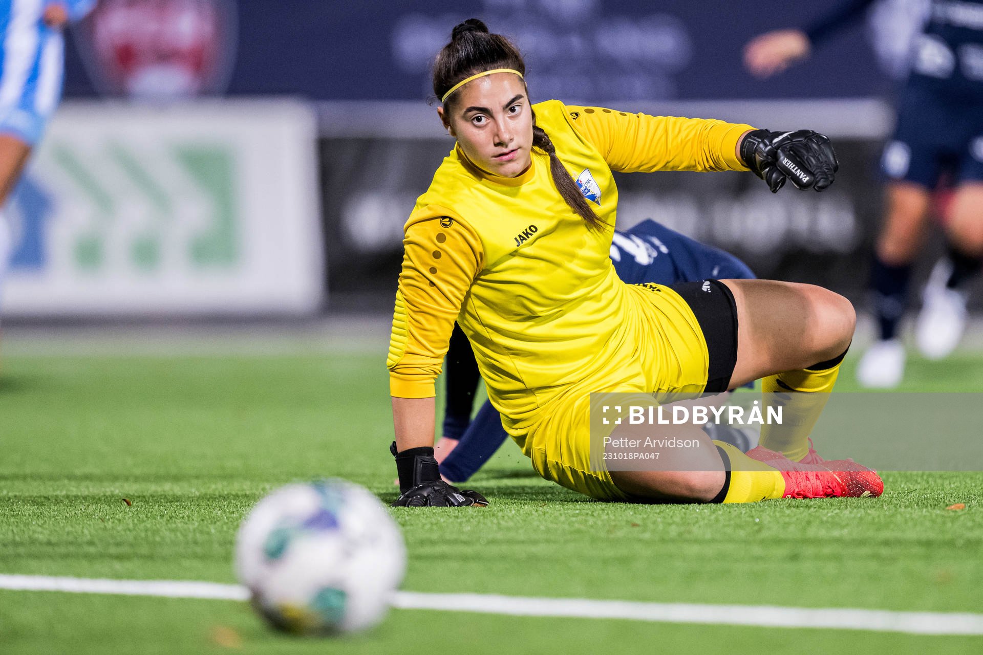 Goalkeeper Jefimija Skandro of Spartak Subotica