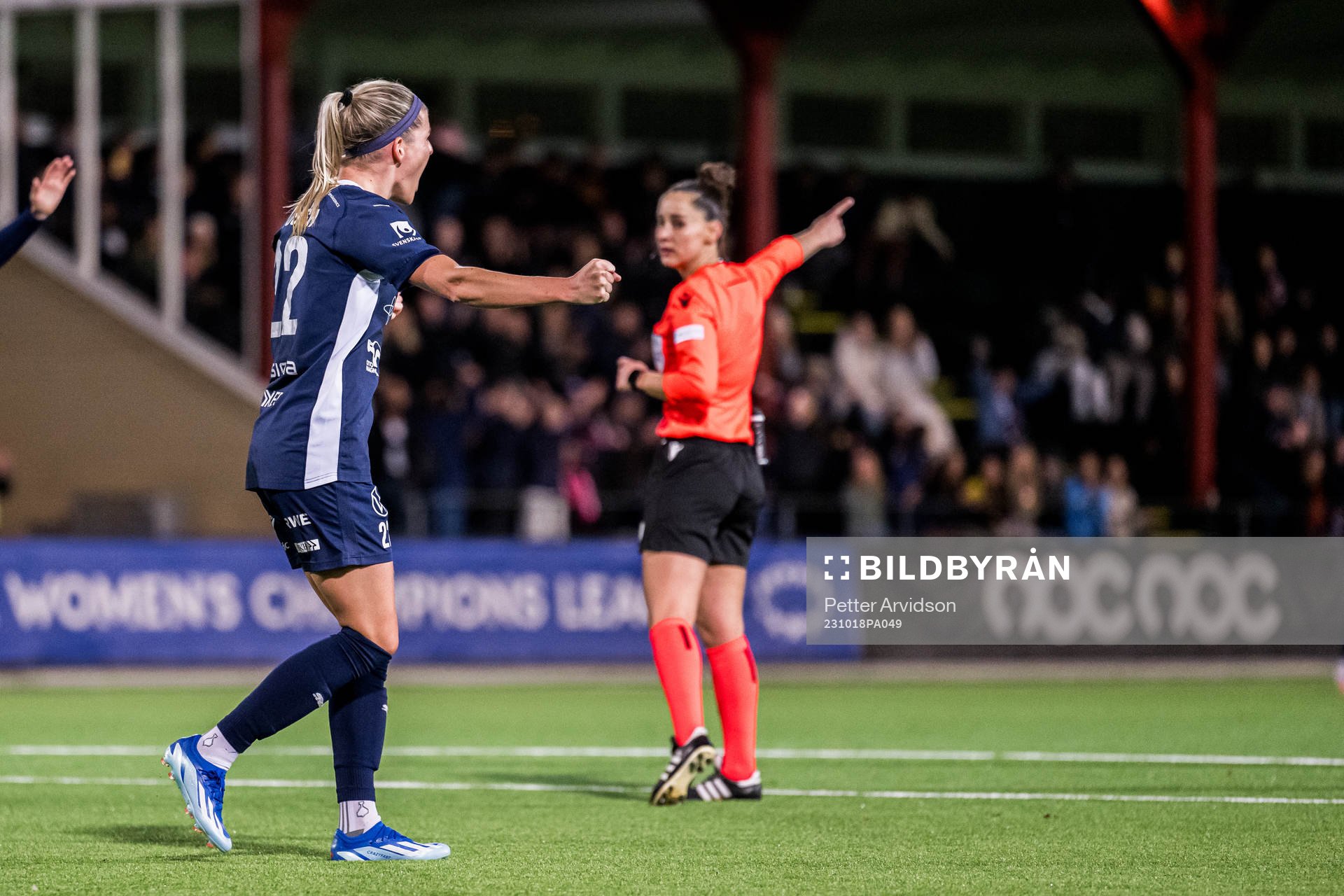 Olivia Schough of Rosengård celebrates