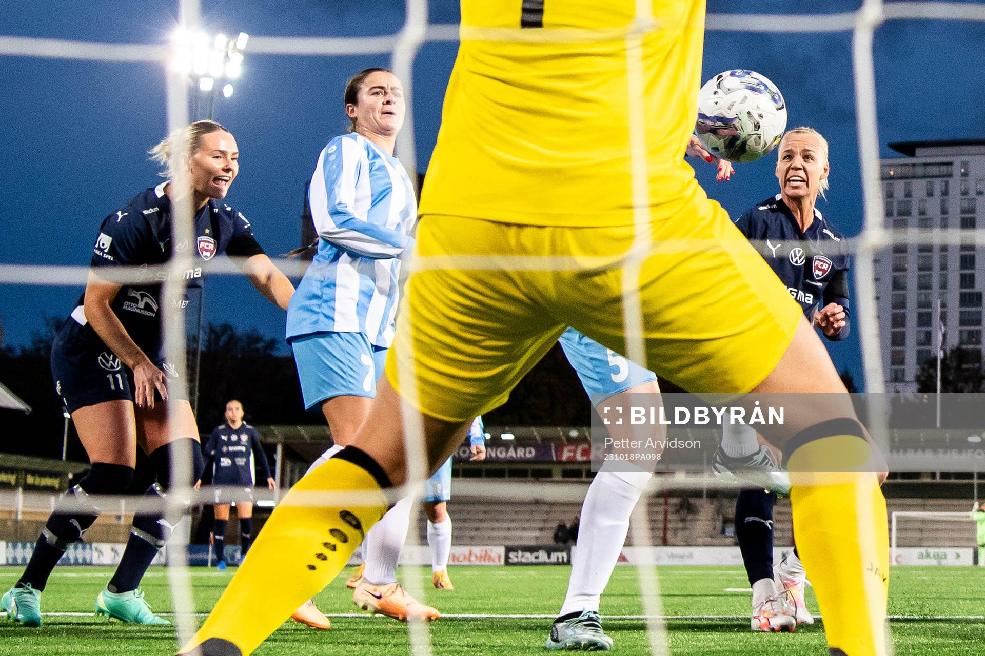 Emma Jansson and Caroline Seger of Rosengård against