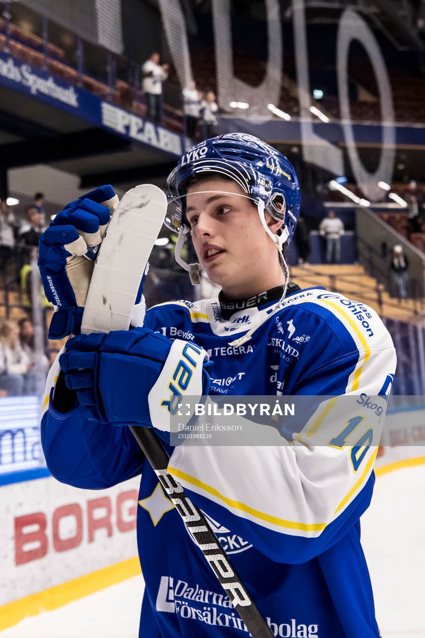 Leksands Anton Johansson utsedd till matchens krigare
