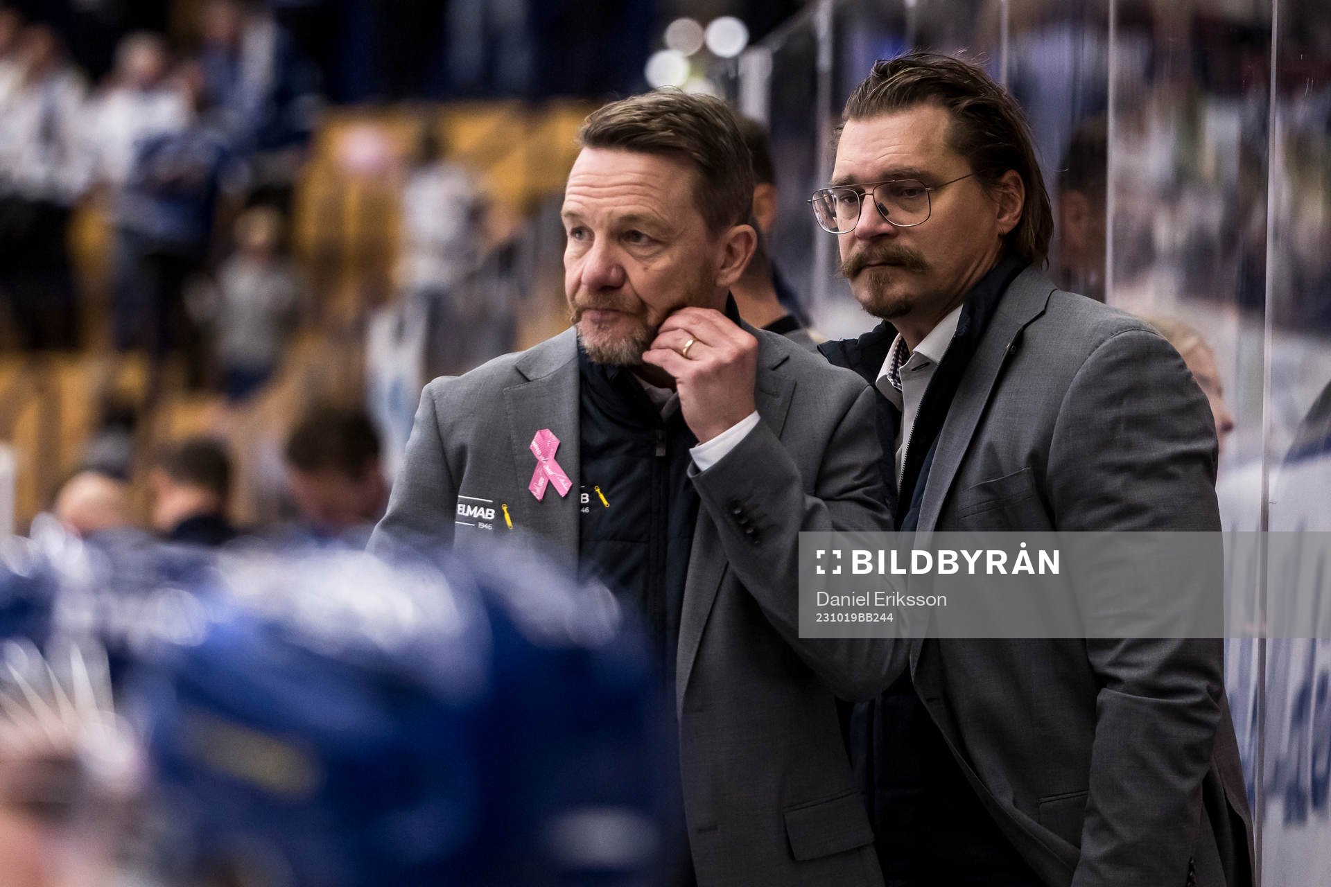 Leksands assisterande tränare Charles Berglund och