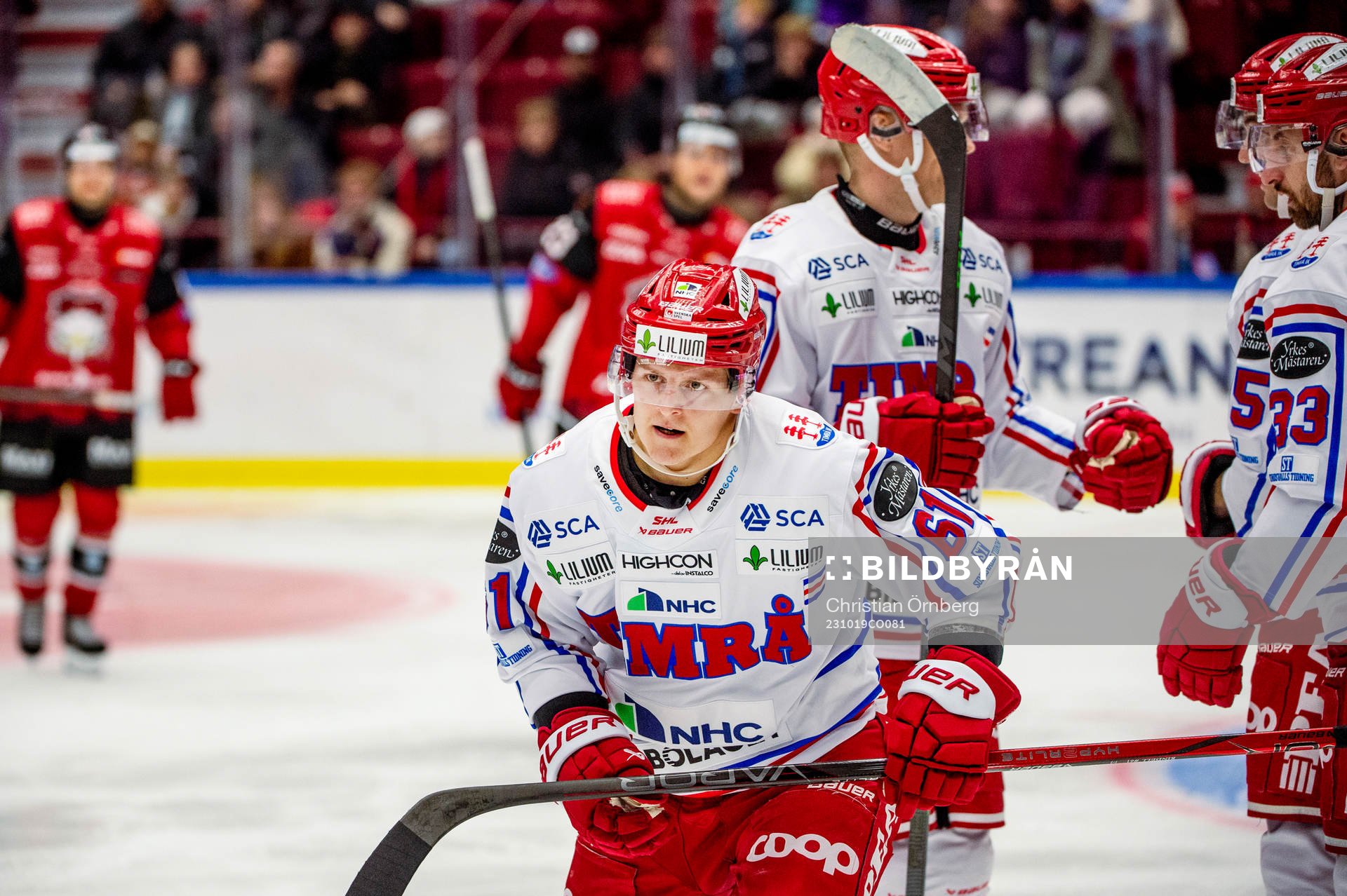 Timrås Axel Rindell jublar