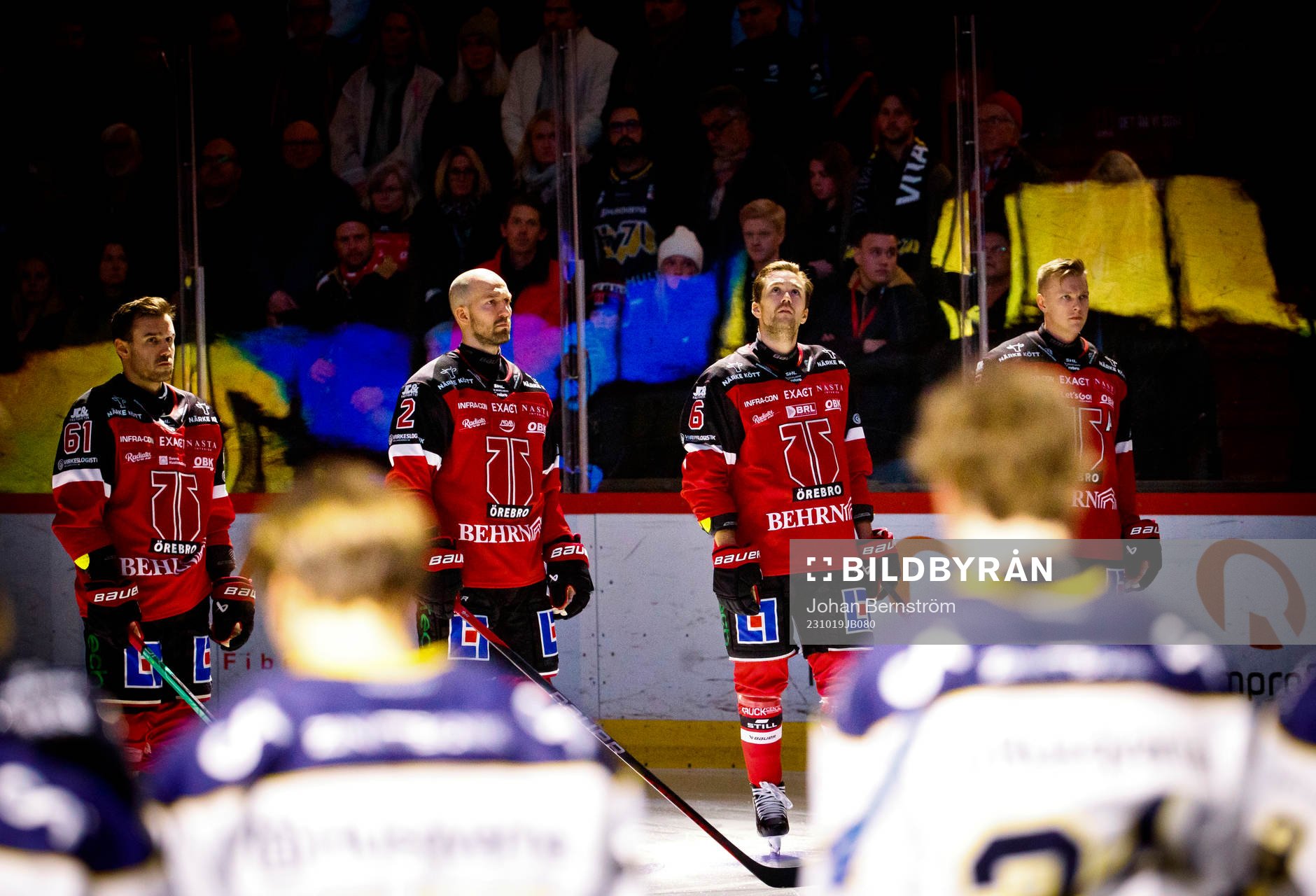 Örebros Ludvig Larsson, Rasmus Rissanen, Filip Berglund
