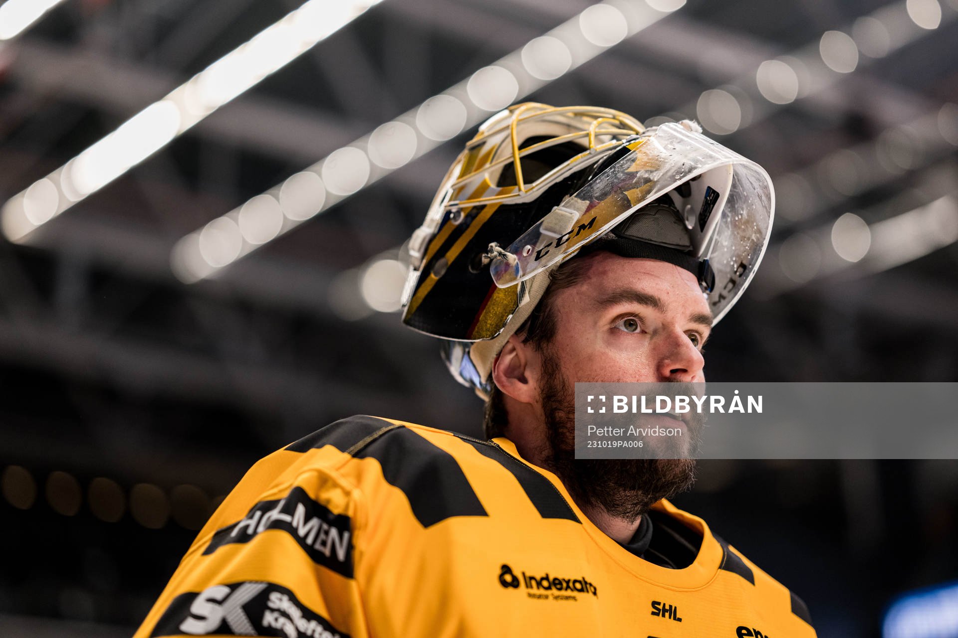 Skellefteås målvakt Gustaf Lindvall