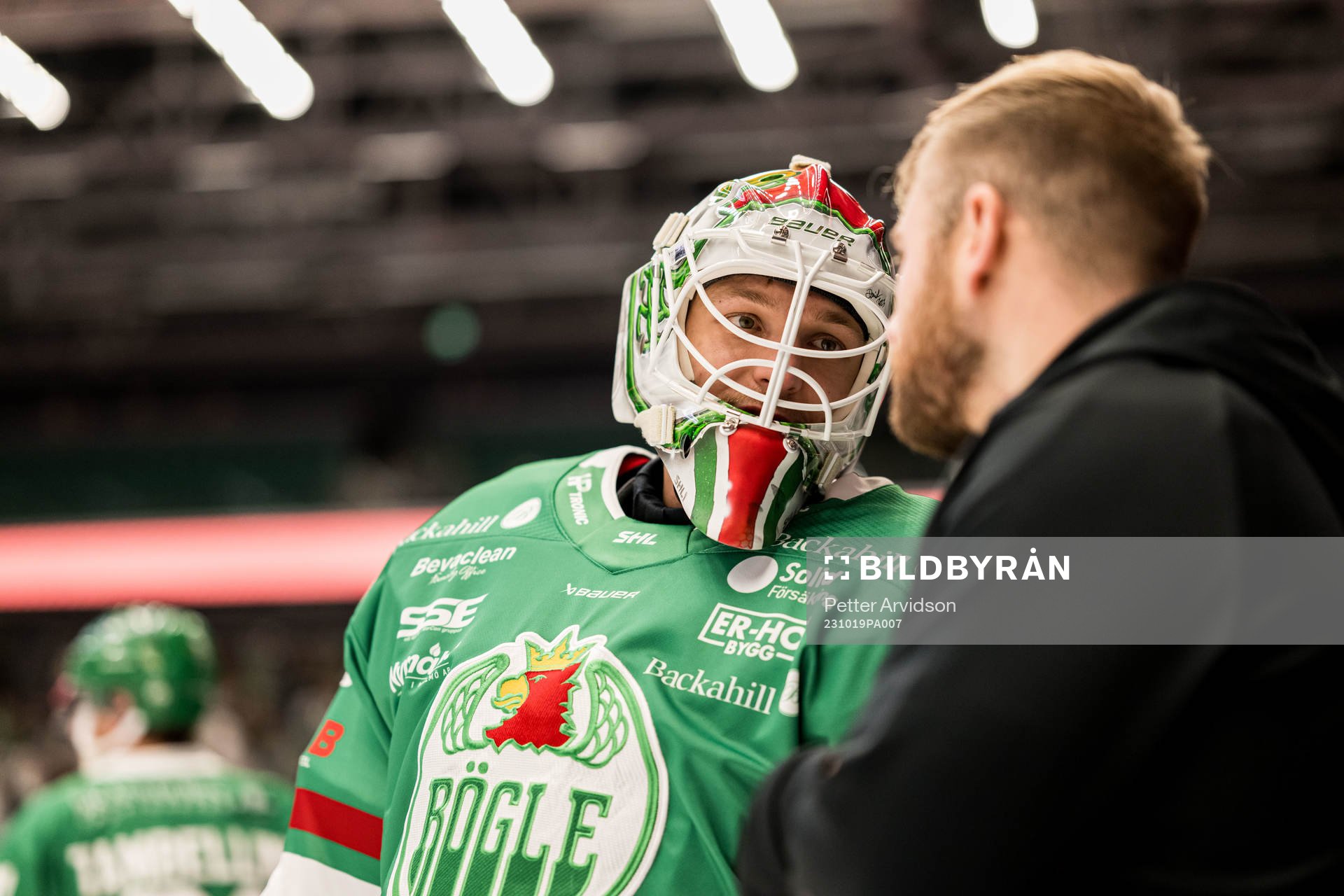 Rögles målvakt Petr Kvaca