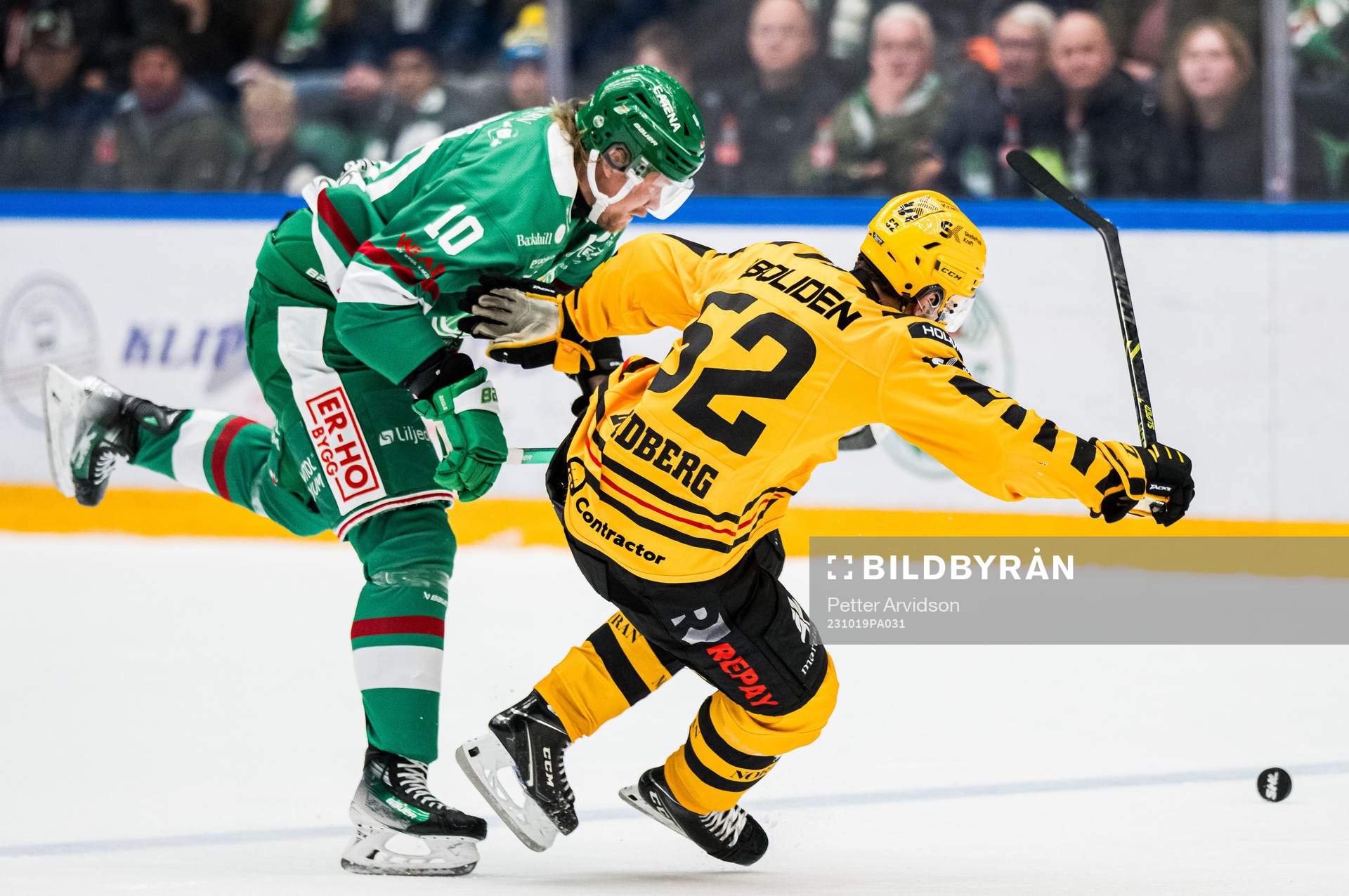 Rögles Rodrigo Abols och Skellefteås Arvid Lundberg