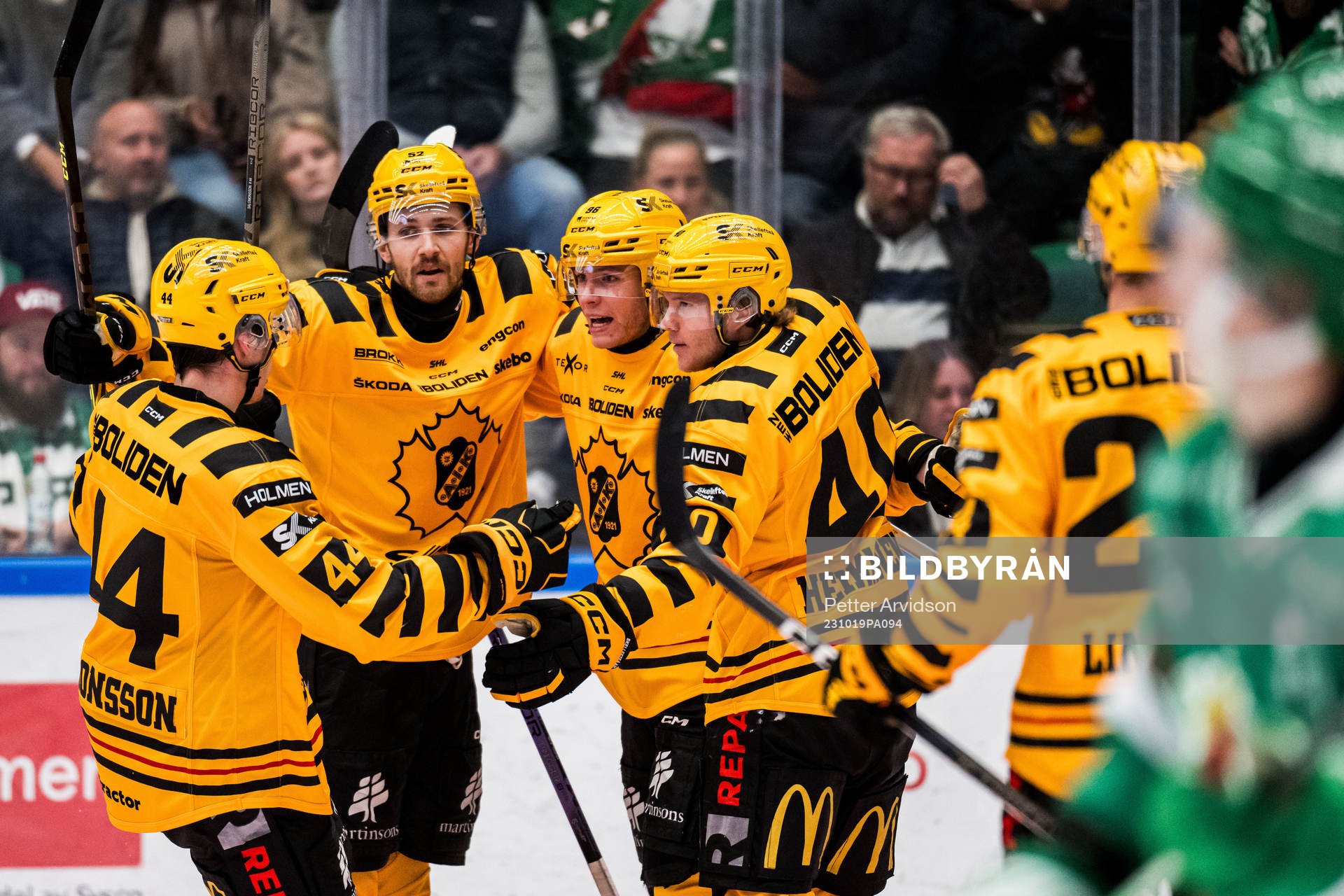 Skellefteås Rickard Hugg jublar