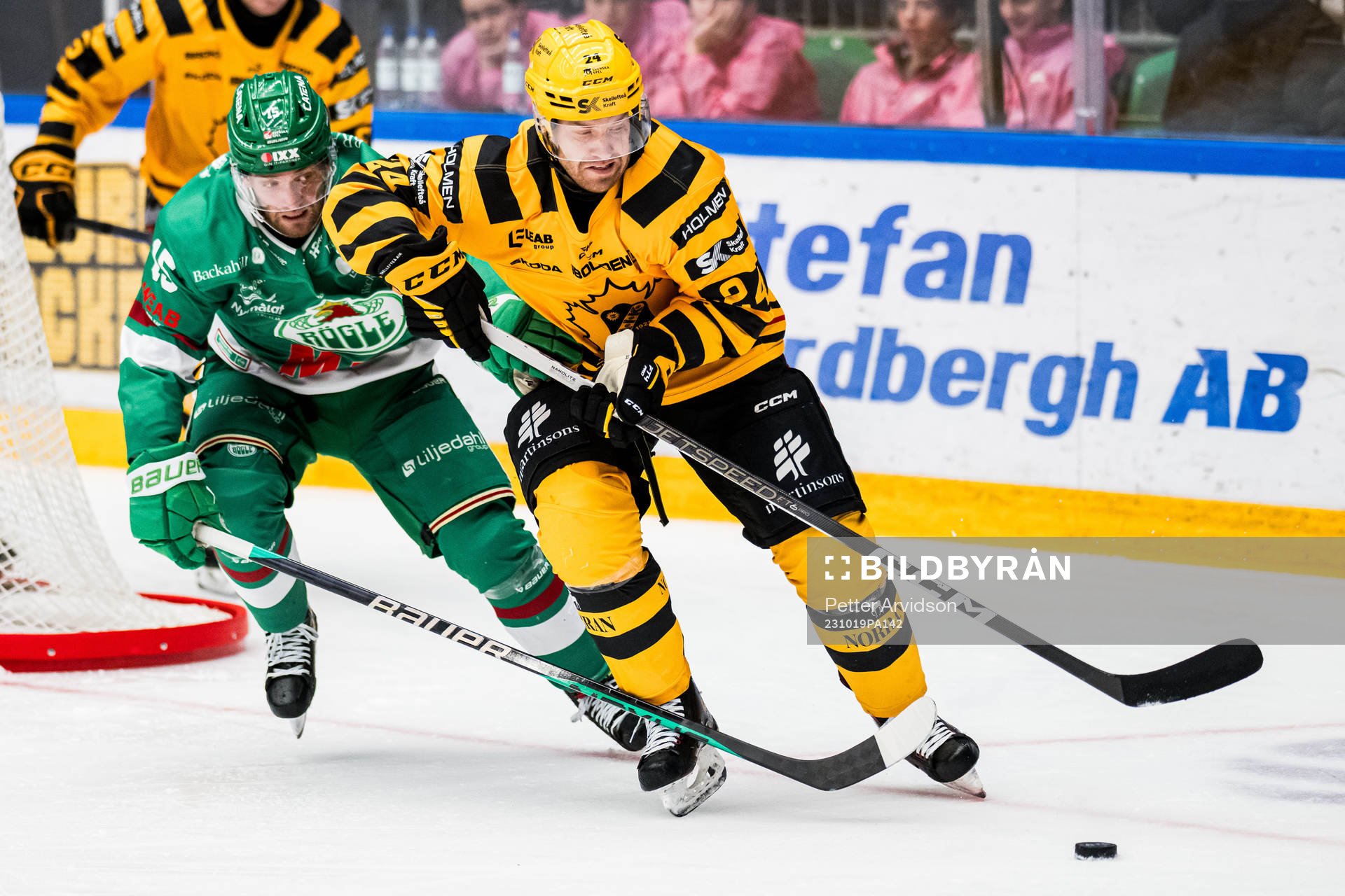 Rögles Simon Ryfors och Skellefteås Oscar Lindberg