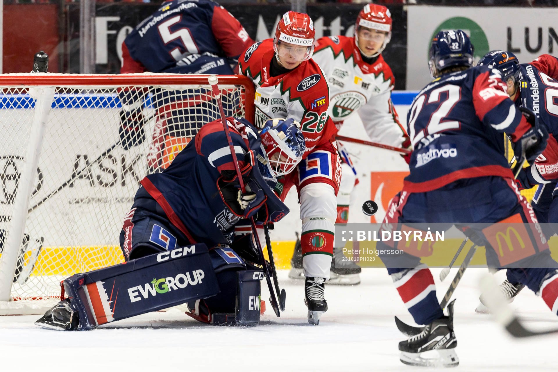 Linköpings målvakt Marcus Högberg