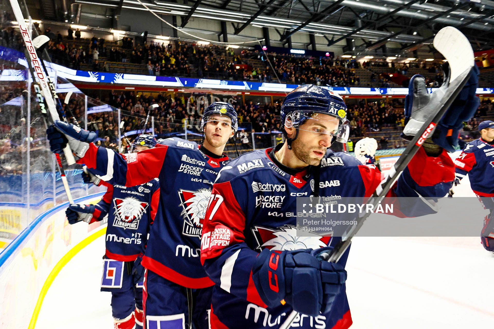 Linköpings Taylor Leier jublar