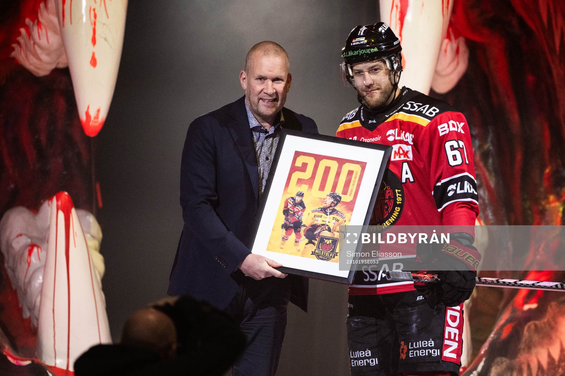 Luleås sportchef Stefan Skuggan Nilsson uppmärksammar