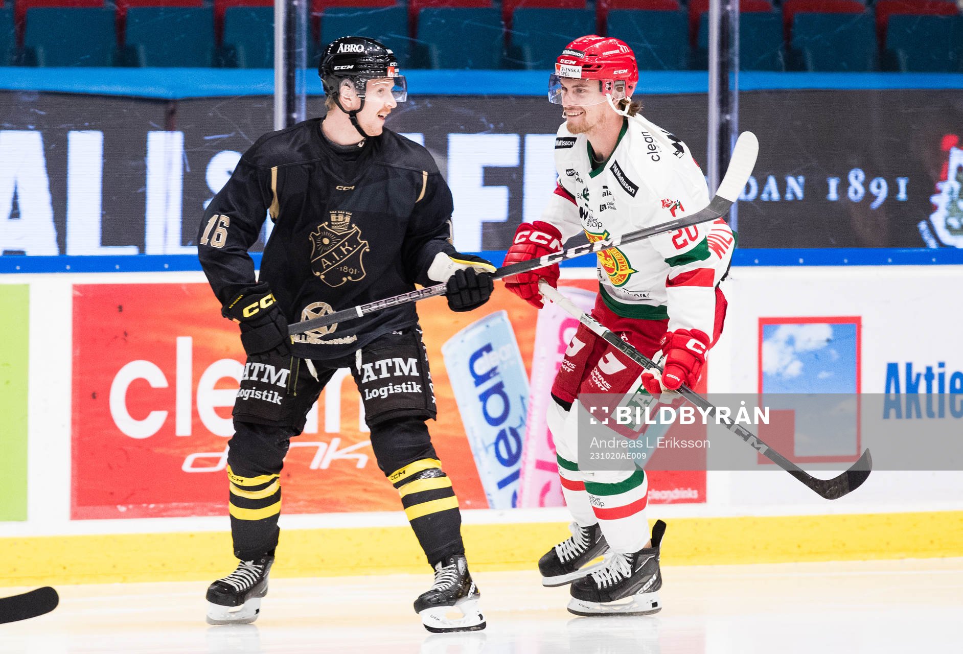 AIKs Ole Einar Egeland Andersen och Moras Gustav