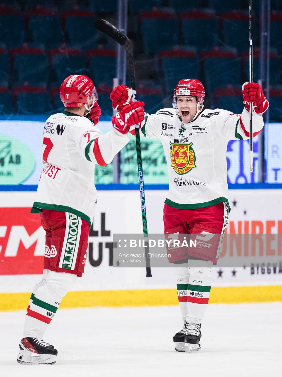 Moras Andre Dahlqvist och Filip Björkman jublar