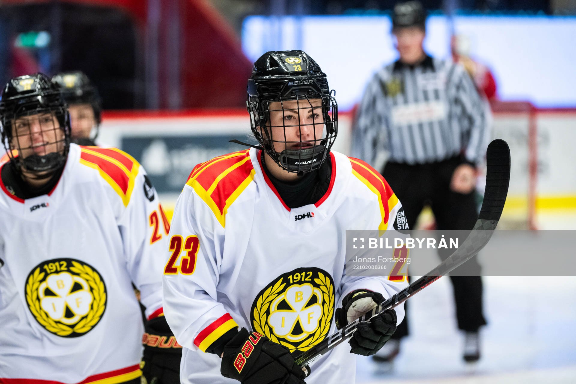 Brynäs Moa Wernblom jublar