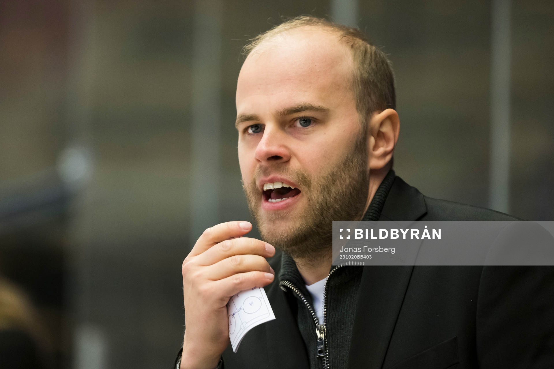 Brynäs tränare Filip Eriksson