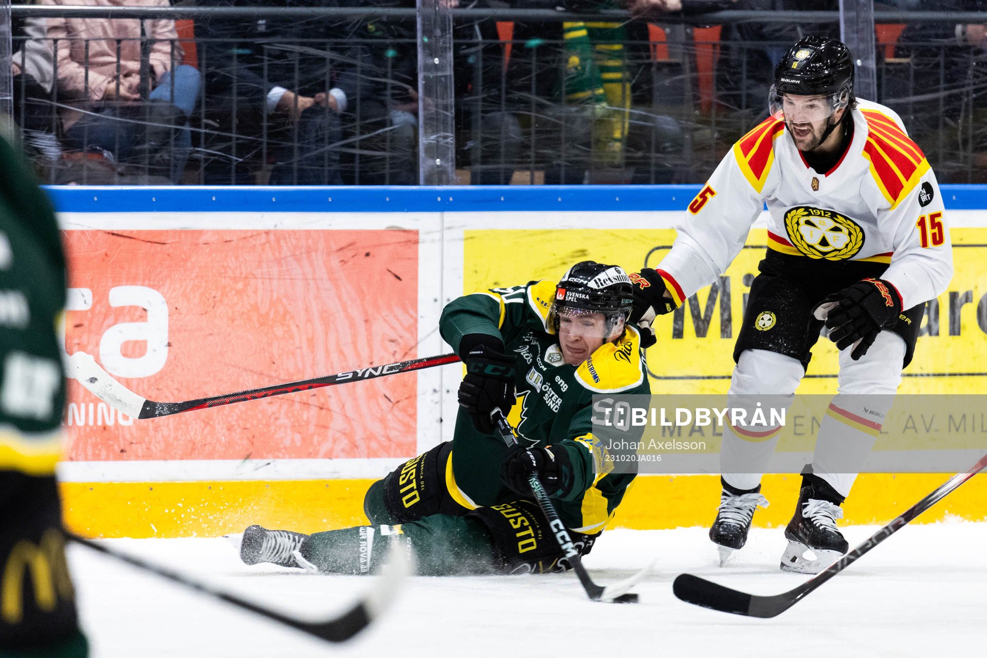 Östersunds Georgs Golovkovs och Brynäs Simon Bertilsson