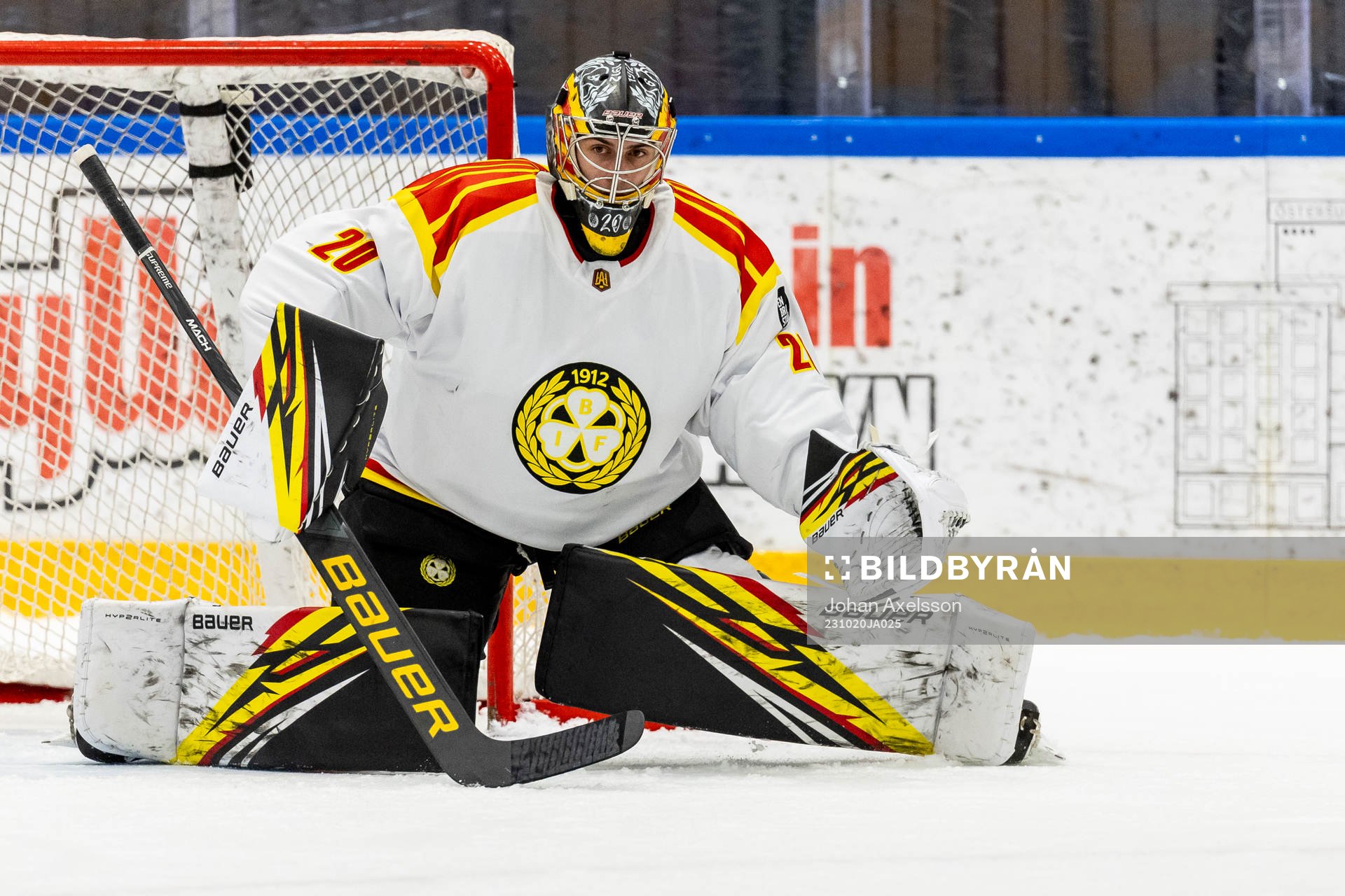 Brynäs målvakt Damian Clara