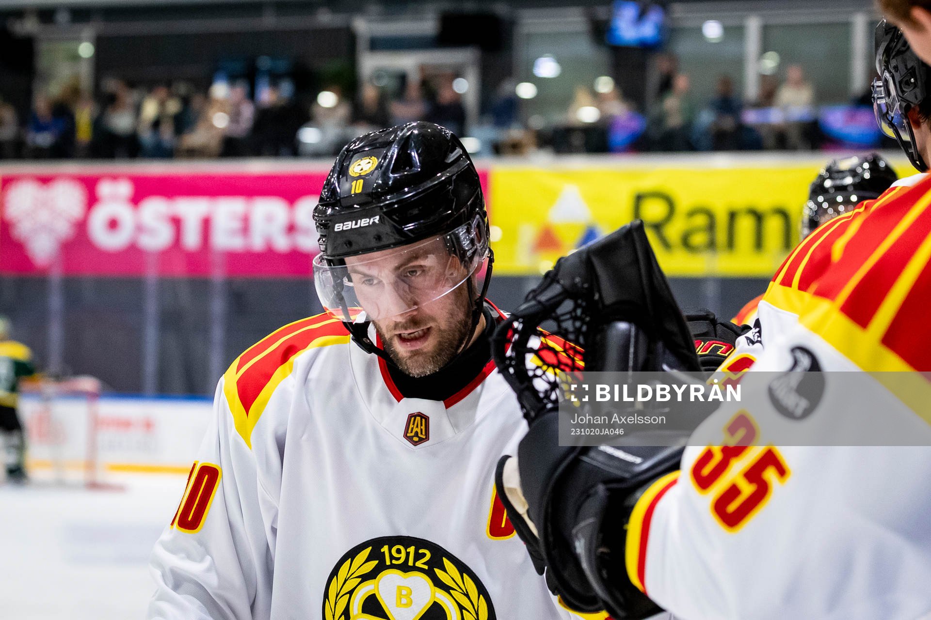 Brynäs Johan Larsson jublar