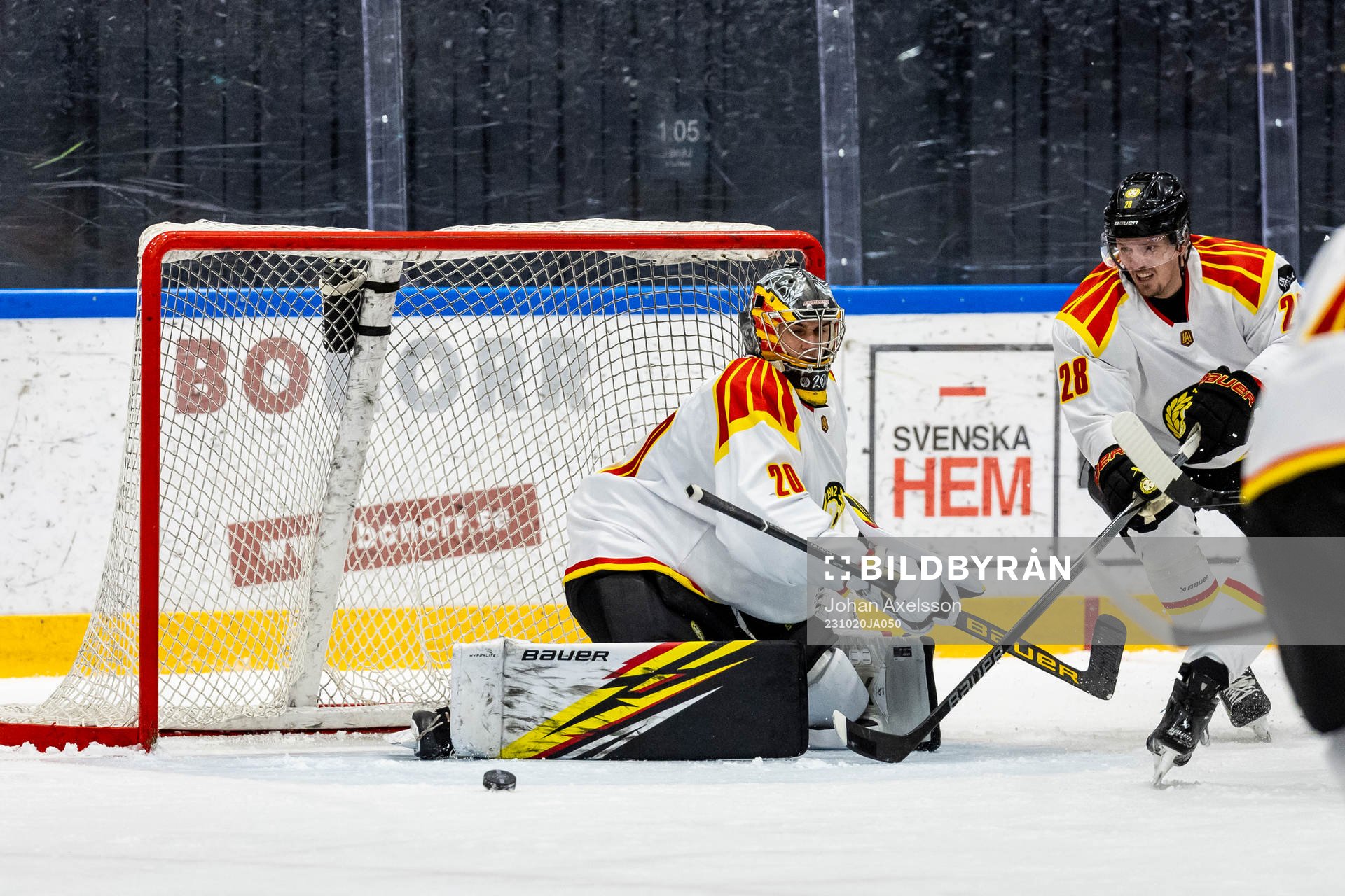 Brynäs målvakt Damian Clara
