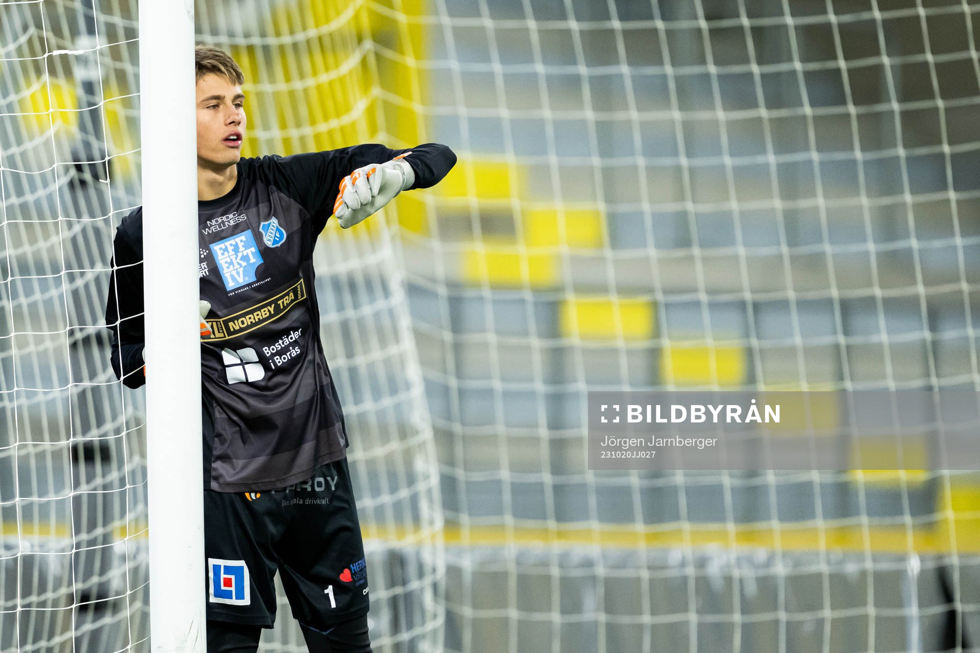Norrbys målvakt Viktor Gullberg