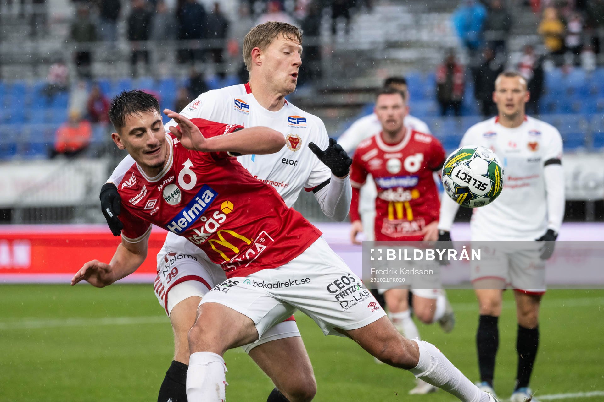 Degerfors Seid Korac och Kalmars Lars Saetra