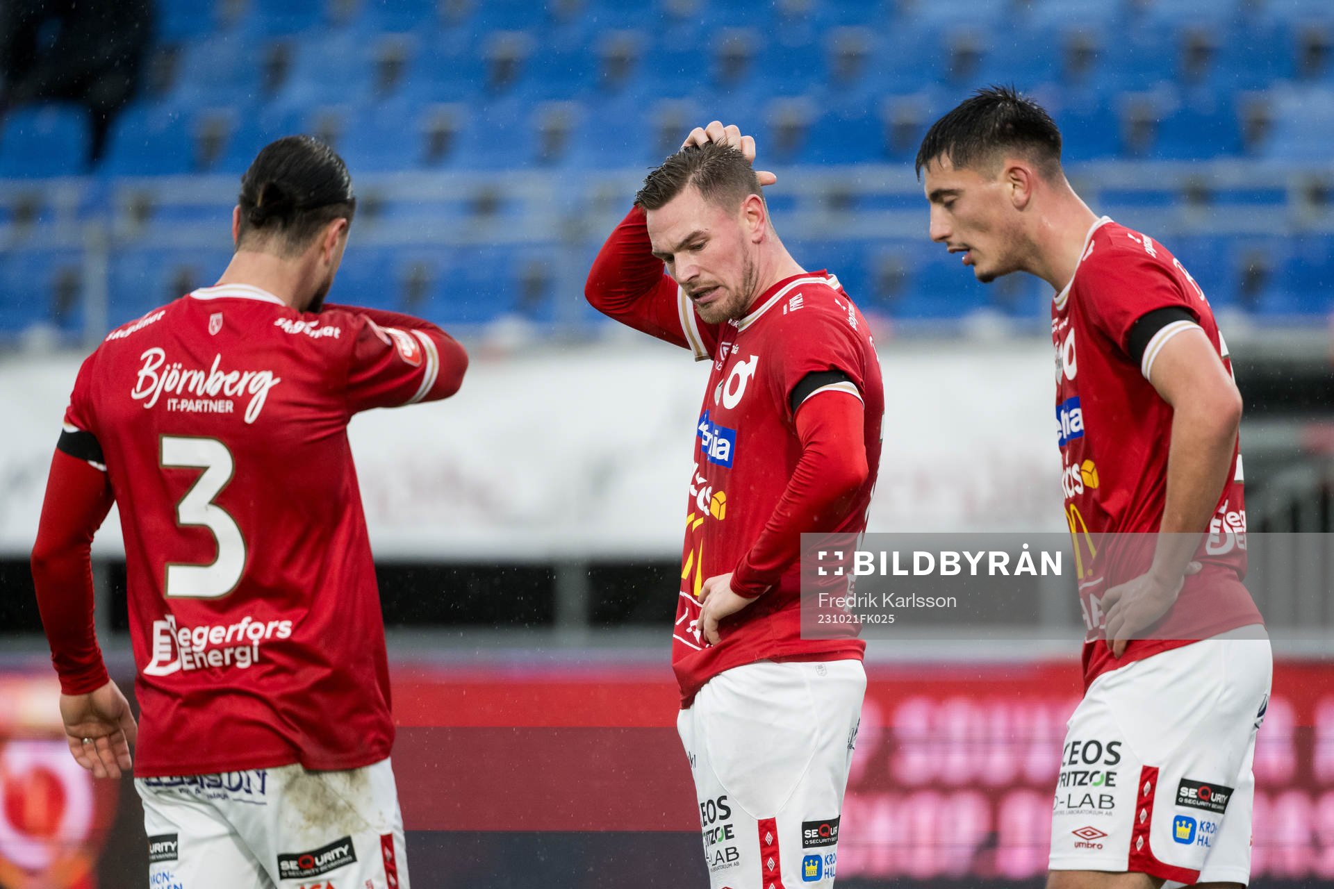 Degerfors Rasmus Örqvist och Seid Korac deppar