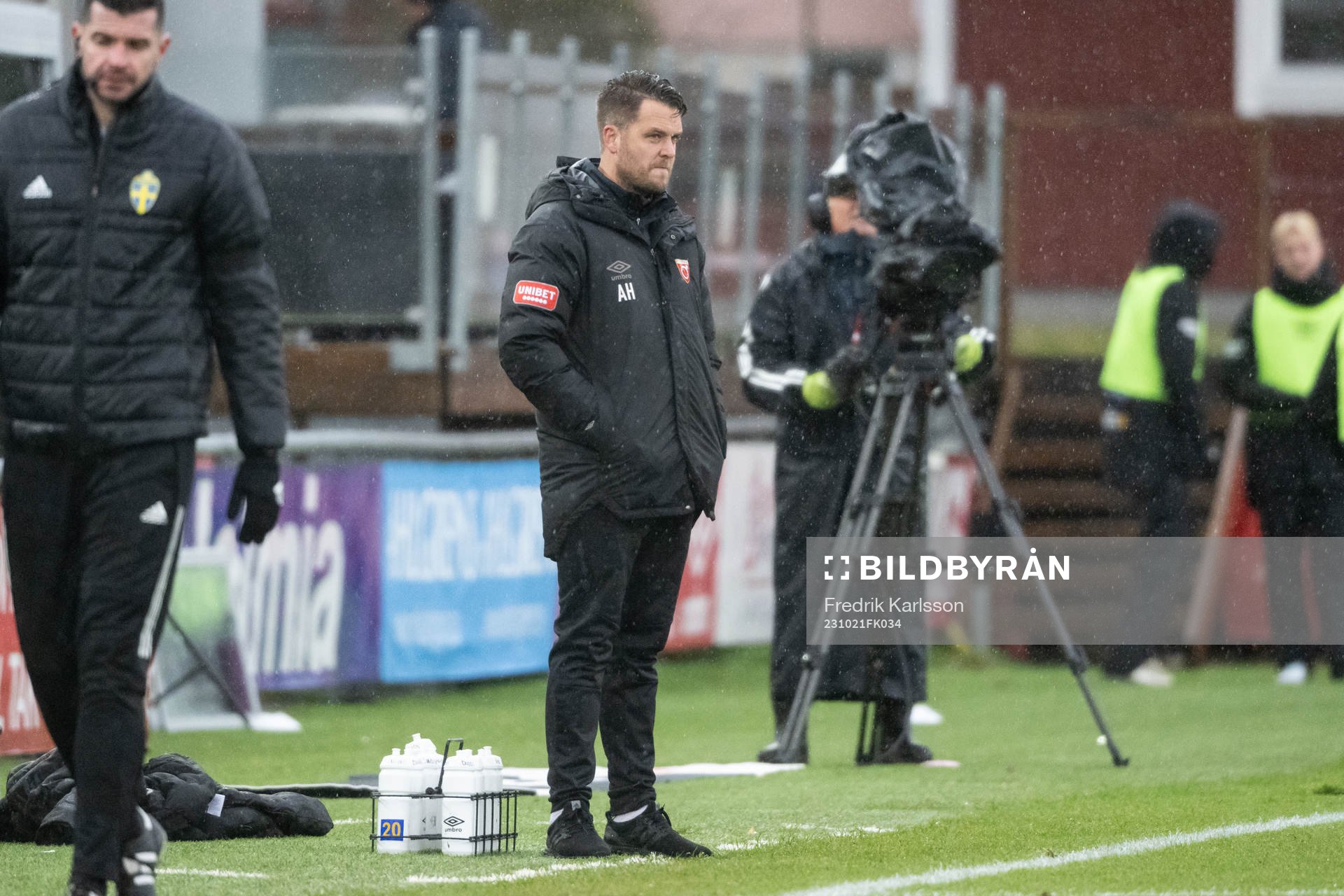 Degerfors tränare Andreas Holmberg deppar