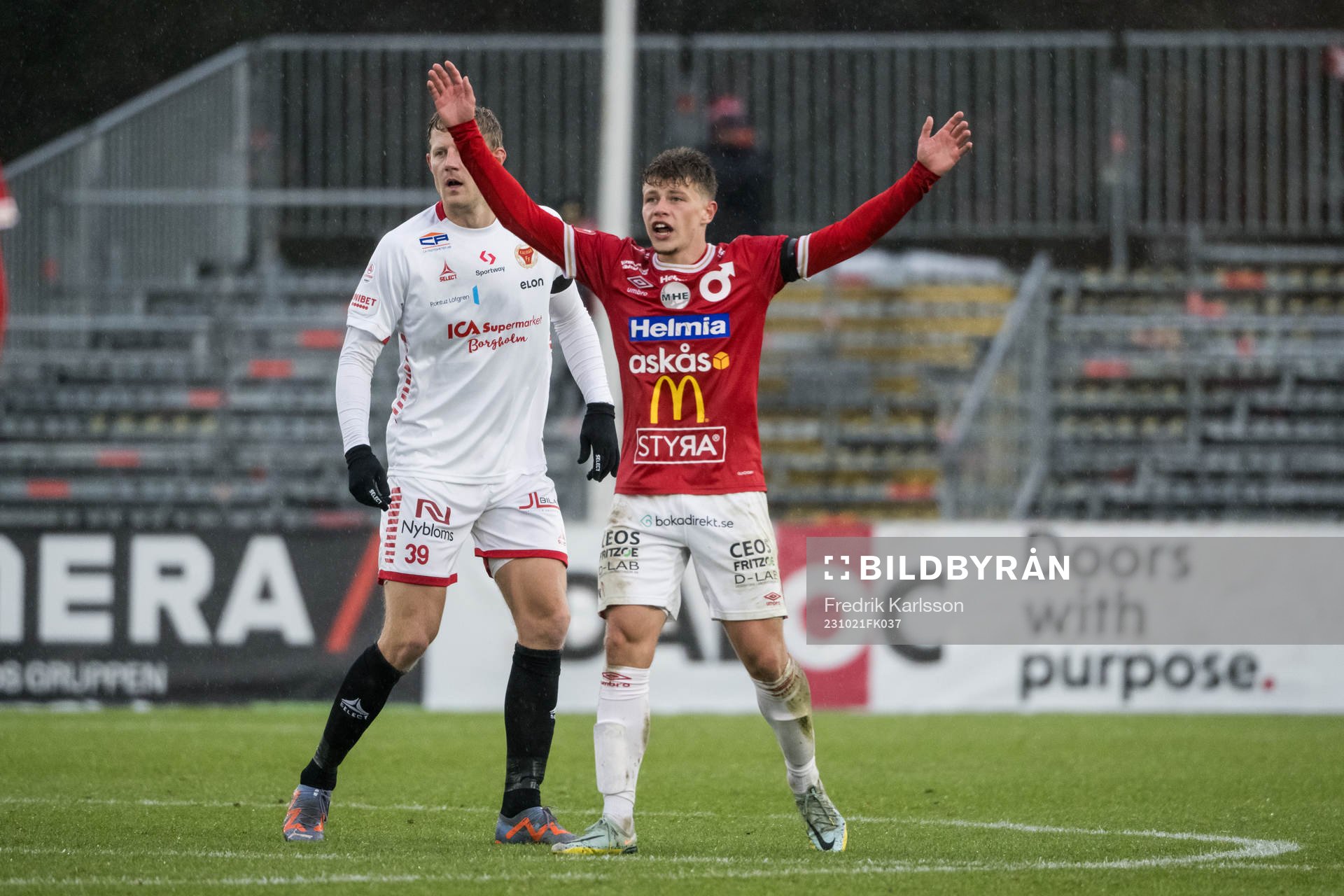 Degerfors Gustav Lindgren jublar