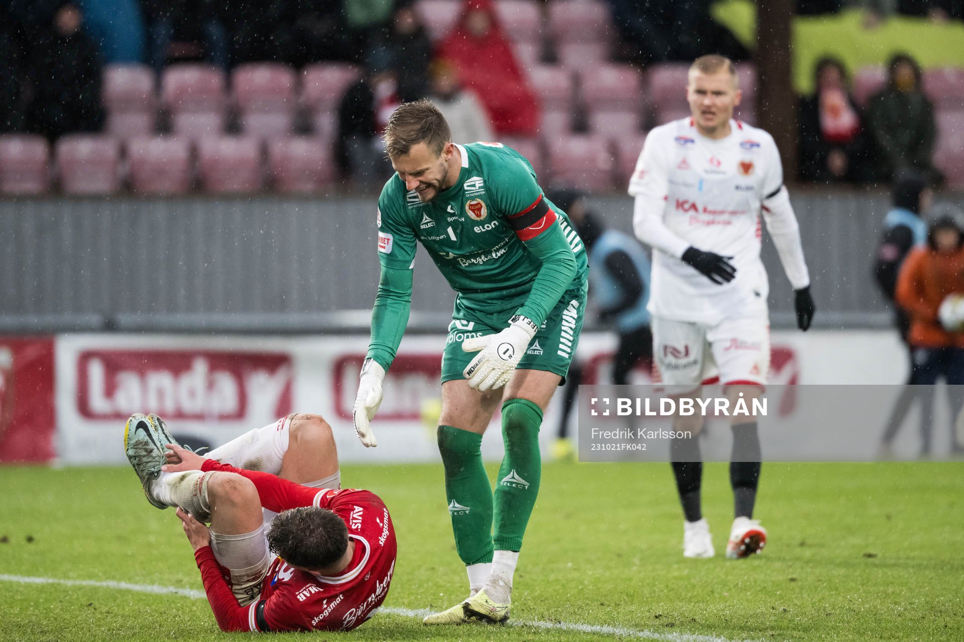 Degerfors Gustav Lindgren och Kalmars Ricardo Friedrich