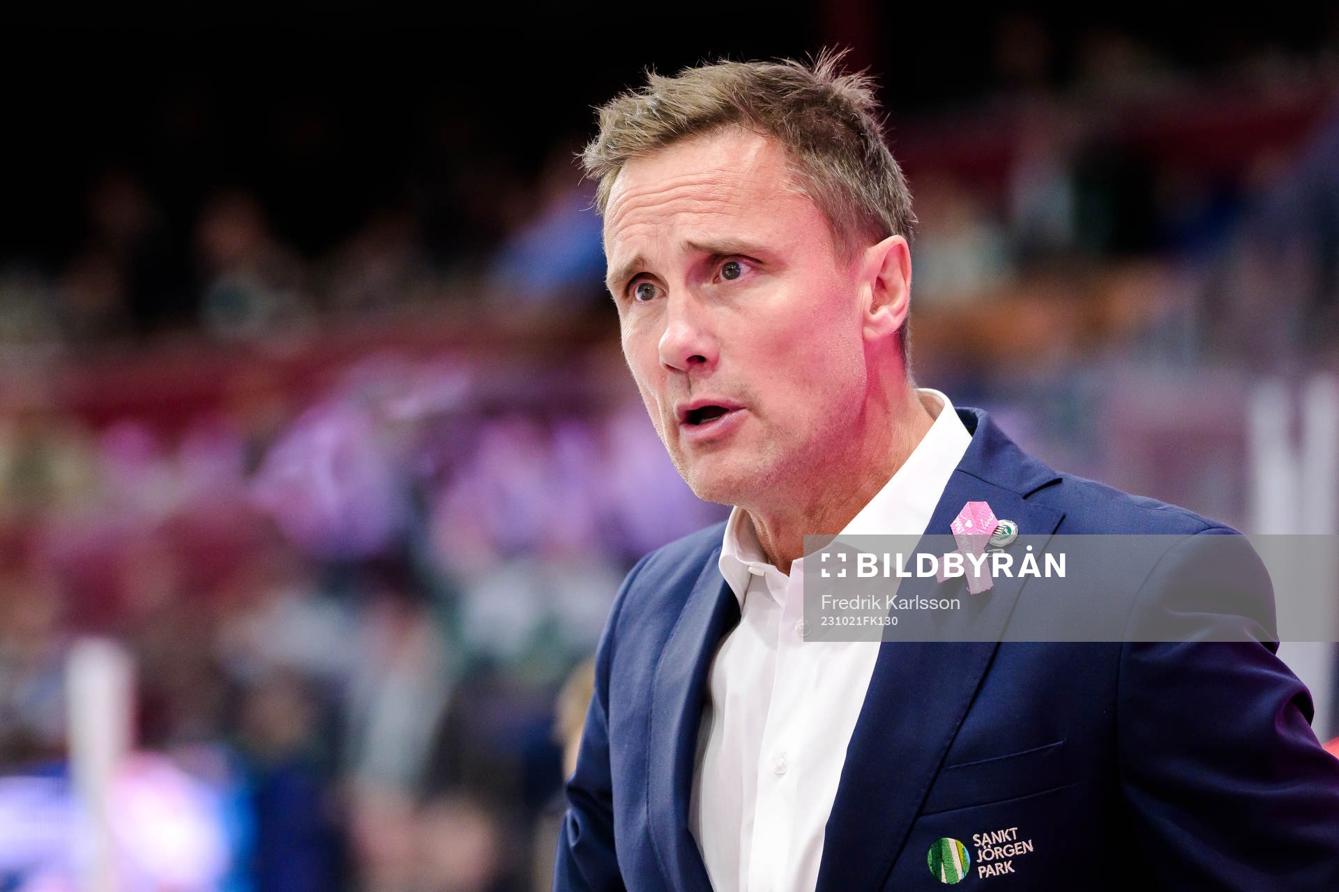 Frölundas tränare Roger Rönnberg