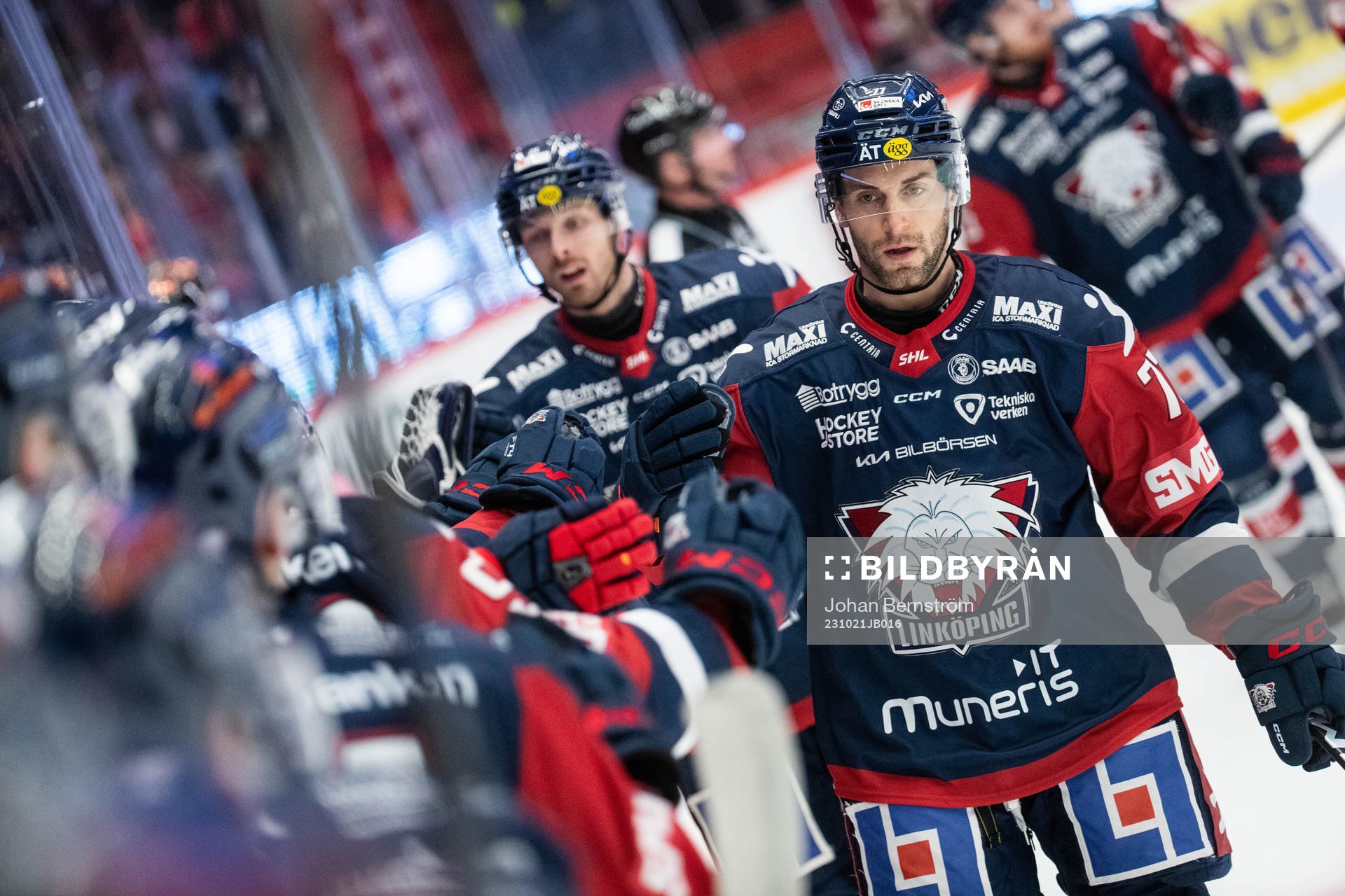 Linköpings Taylor Leier jublar
