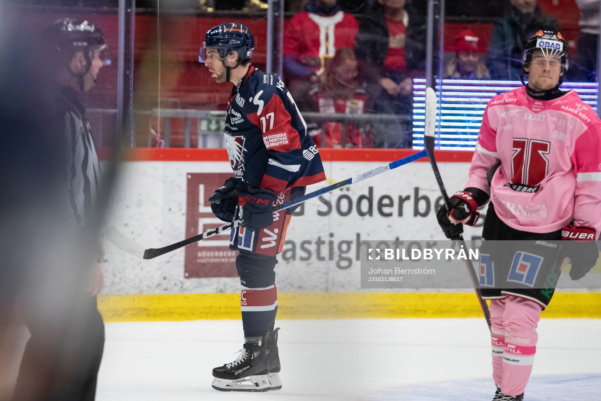 Linköpings Taylor Leier jublar