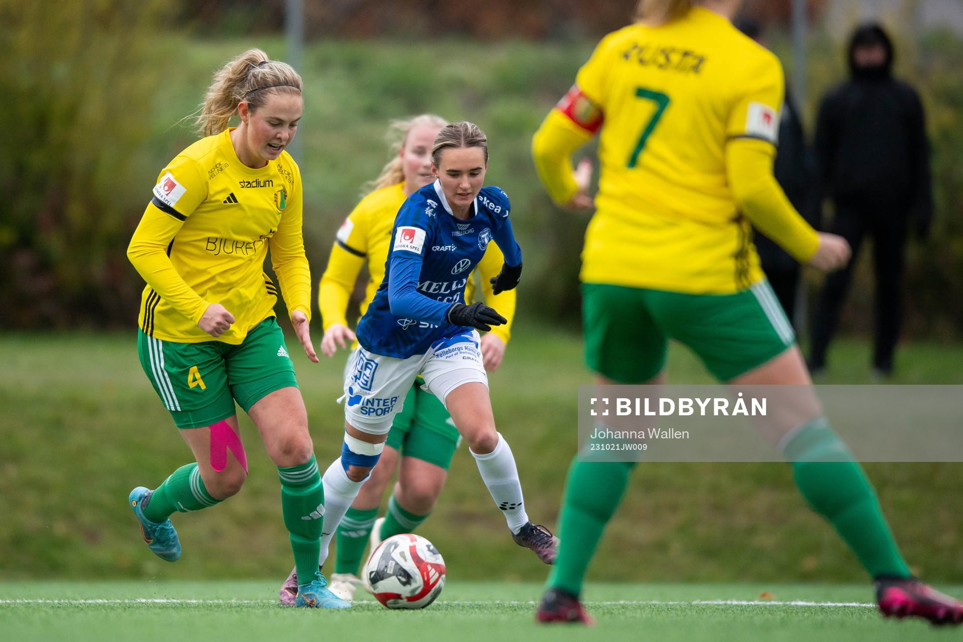 Bollstanäs Lovisa Norrby och Trelleborgs Rio Strand