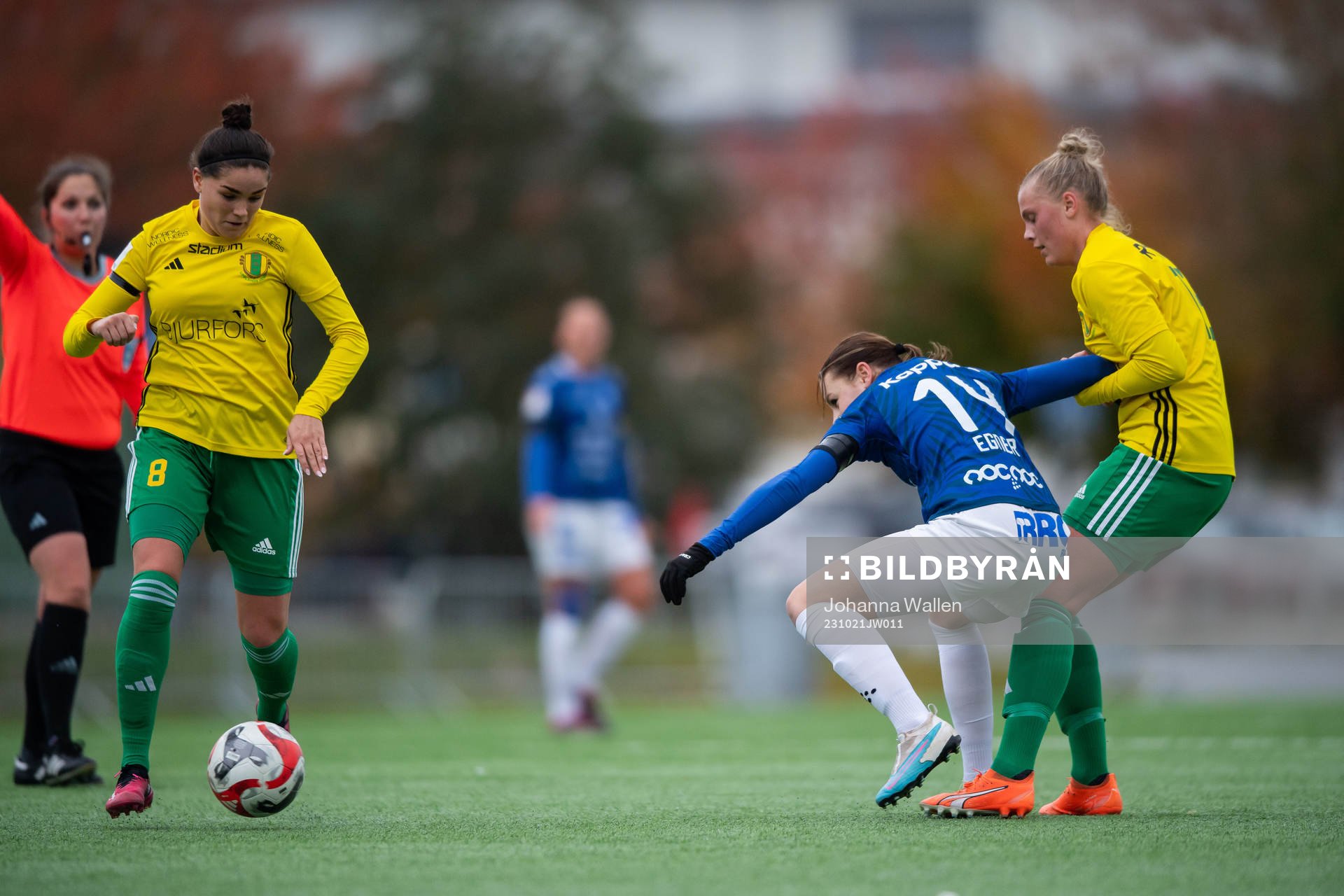 Bollstanäs Amanda Frank och Amanda Wulff mot Trelleborgs