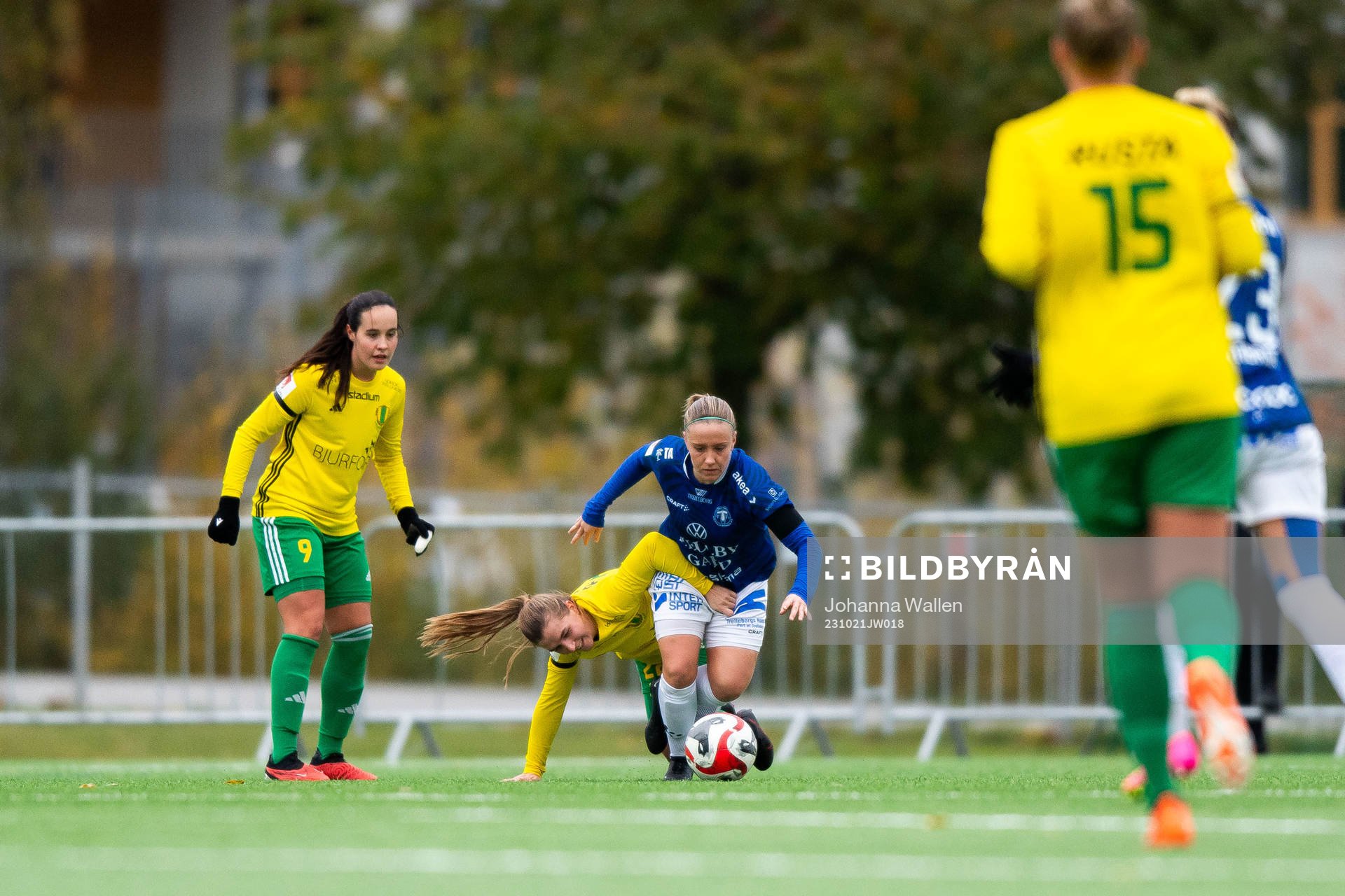 Bollstanäs Mathilda Lindström och Trelleborgs Ebba