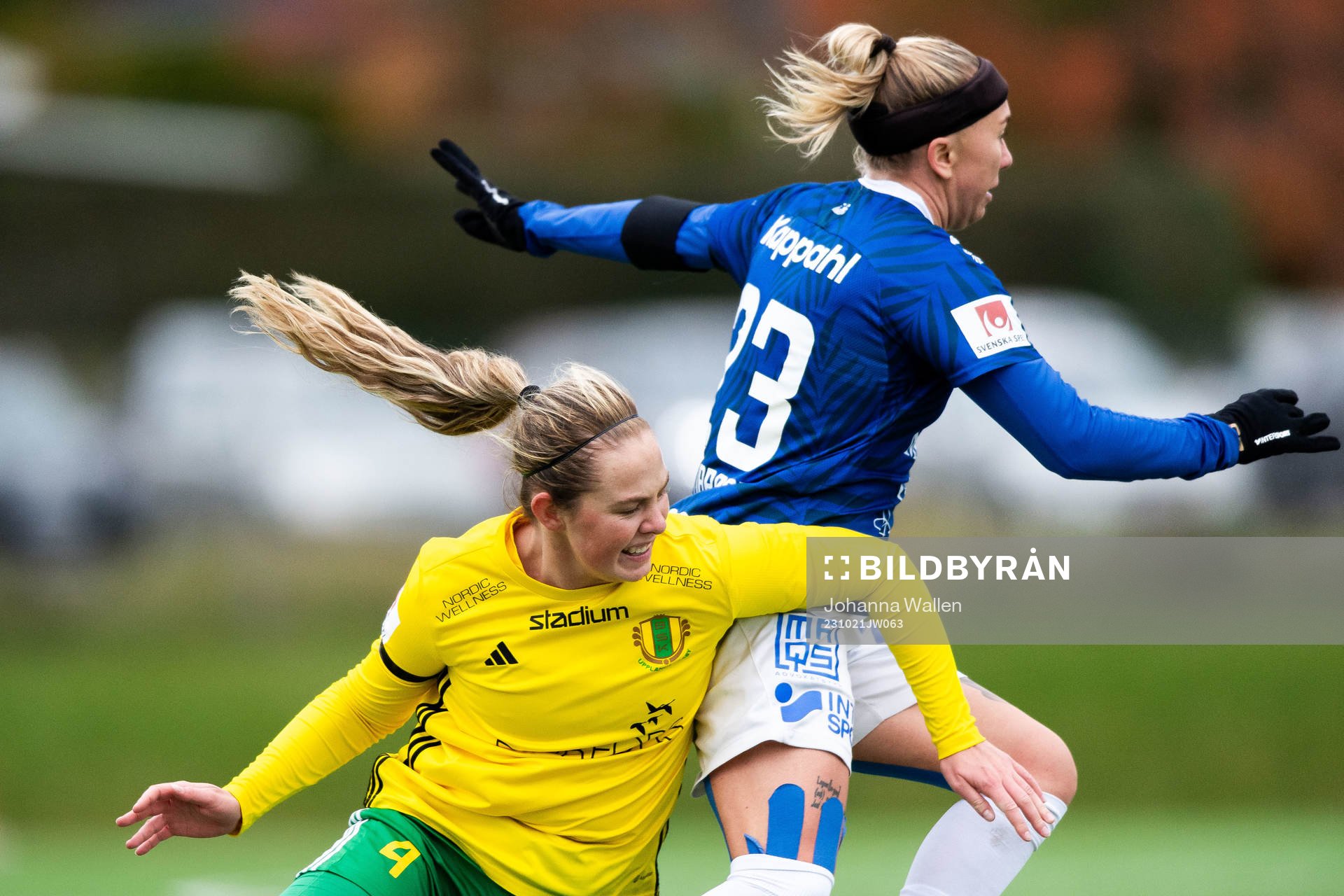 Bollstanäs Lovisa Norrby och Trelleborgs Linnea Prambrant