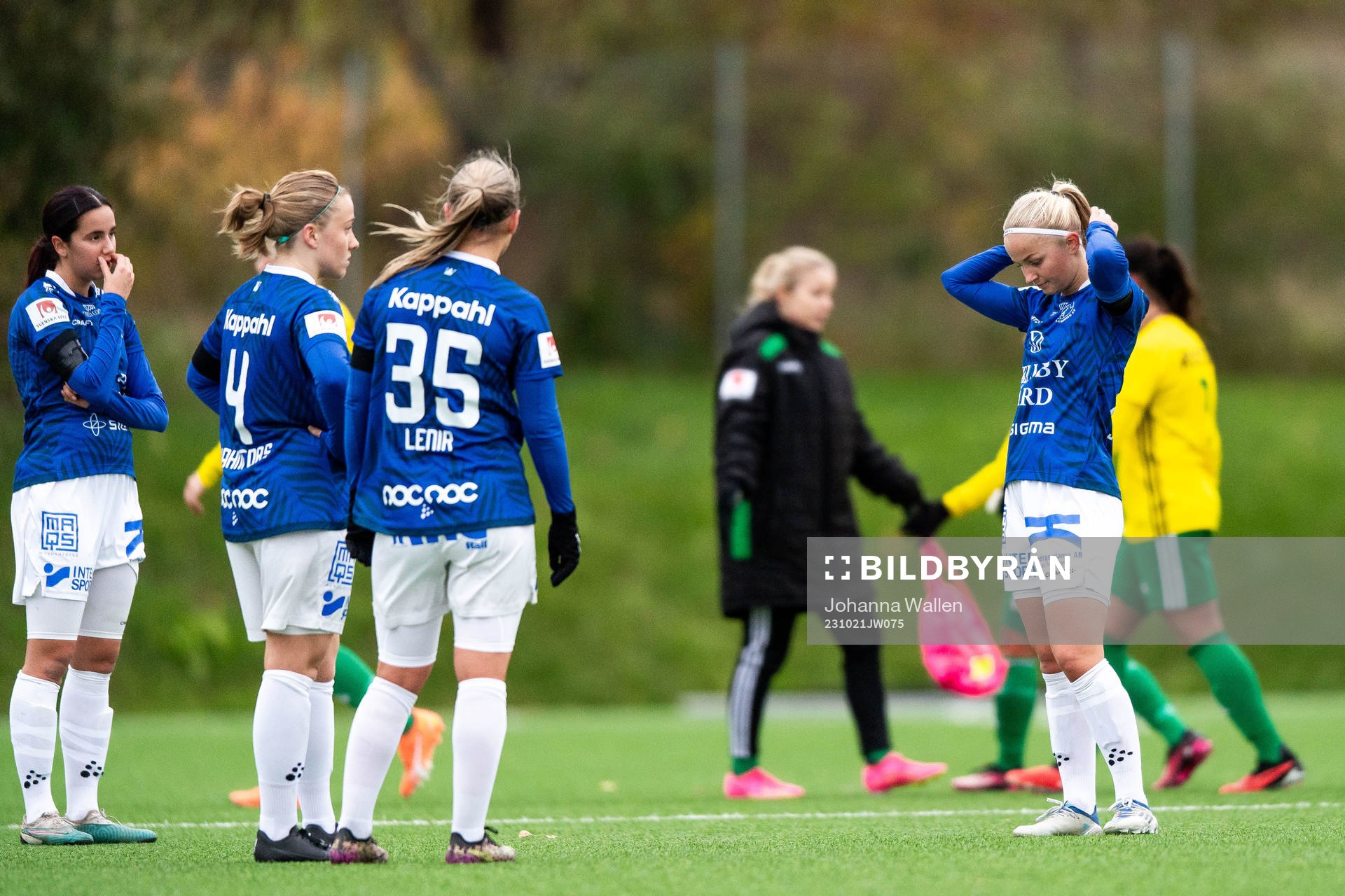 Trelleborgs Ellen Loncar, Ebba Jahnfors, Elina Lenir och