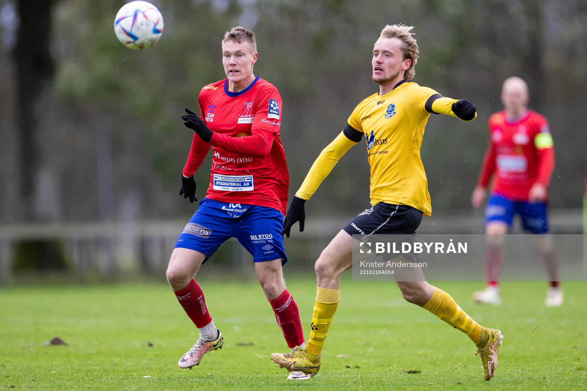 Tvååkers Oliver Brynéus och Lunds BKs Joel Sundström