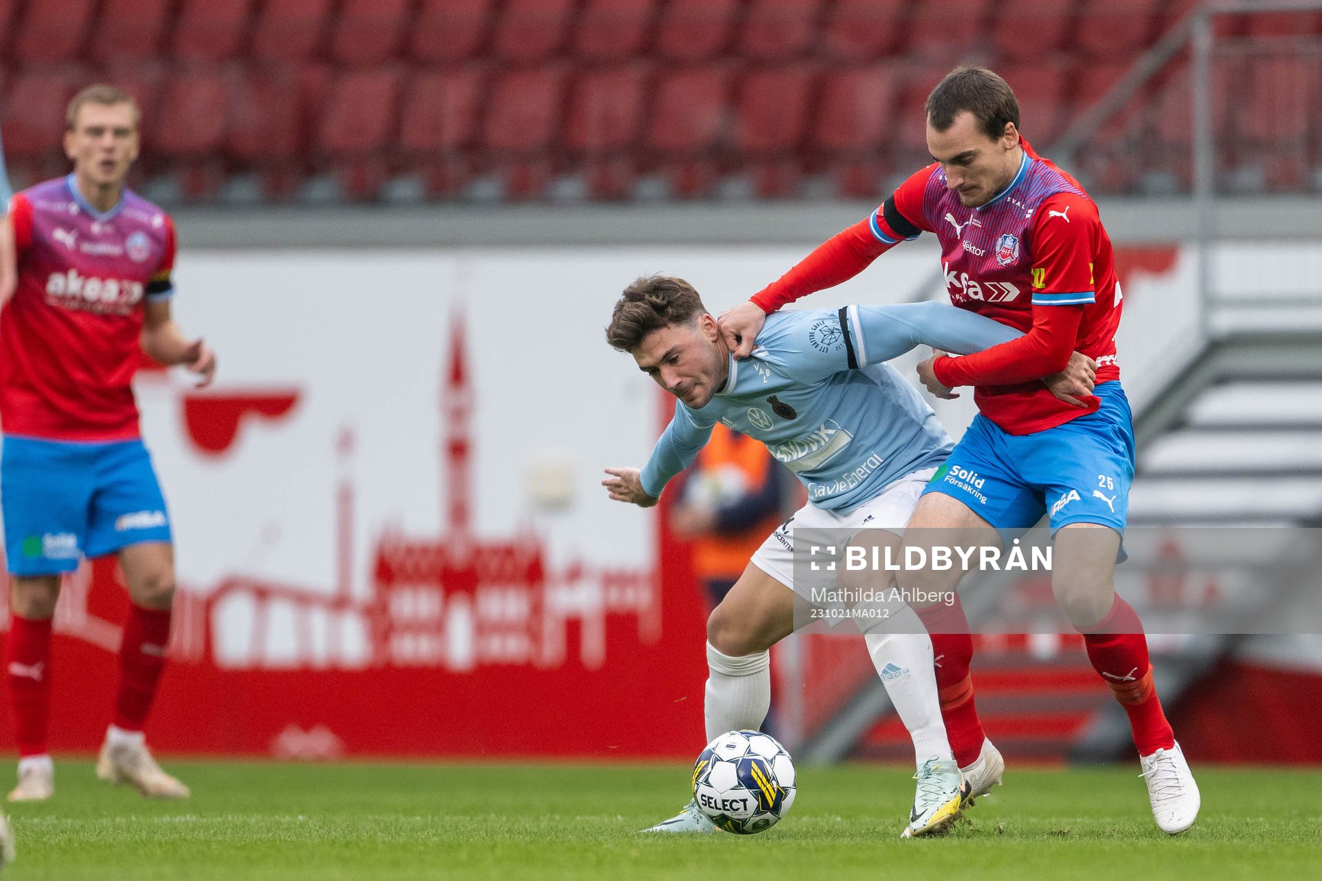 Gefles Iu Ranera Grau och Helsingborgs Adam Hellborg