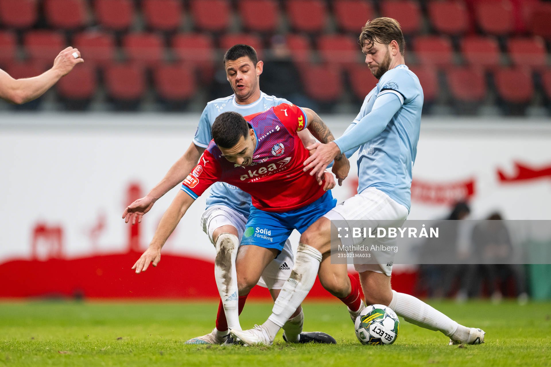 Gefles Kevin Persson och Niclas Håkansson mot Helsingborgs
