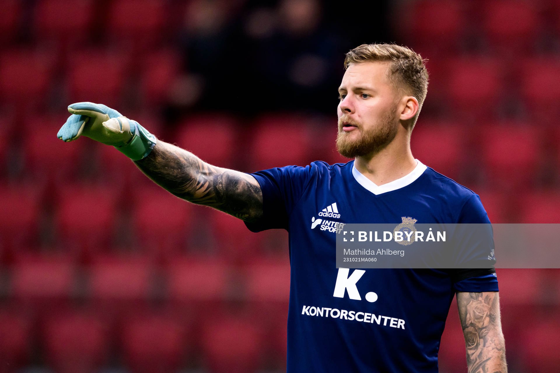 Gefles målvakt Robin Wallinder