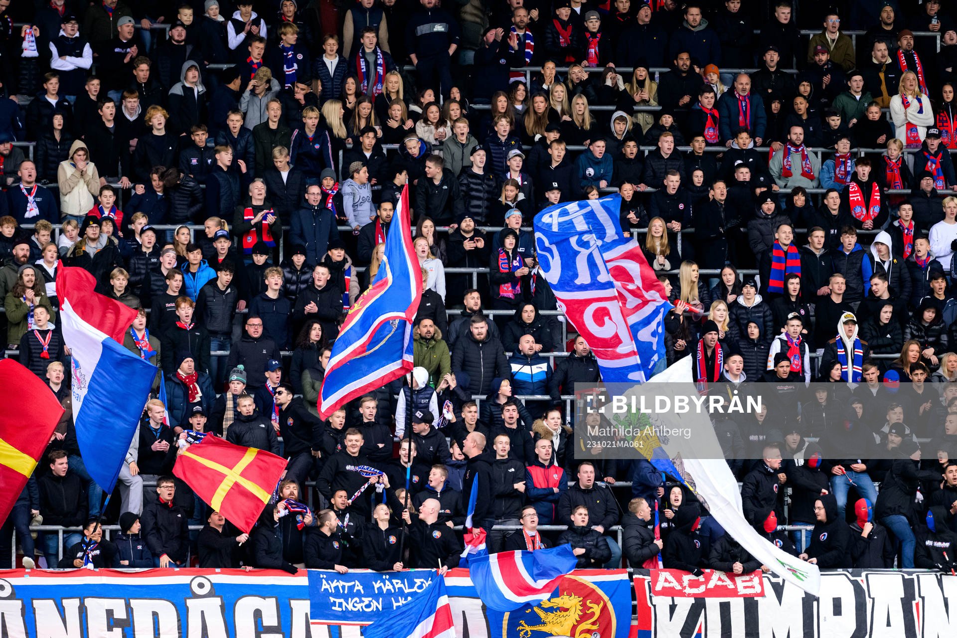 under fotbollsmatchen i Superettan mellan Helsingborg och