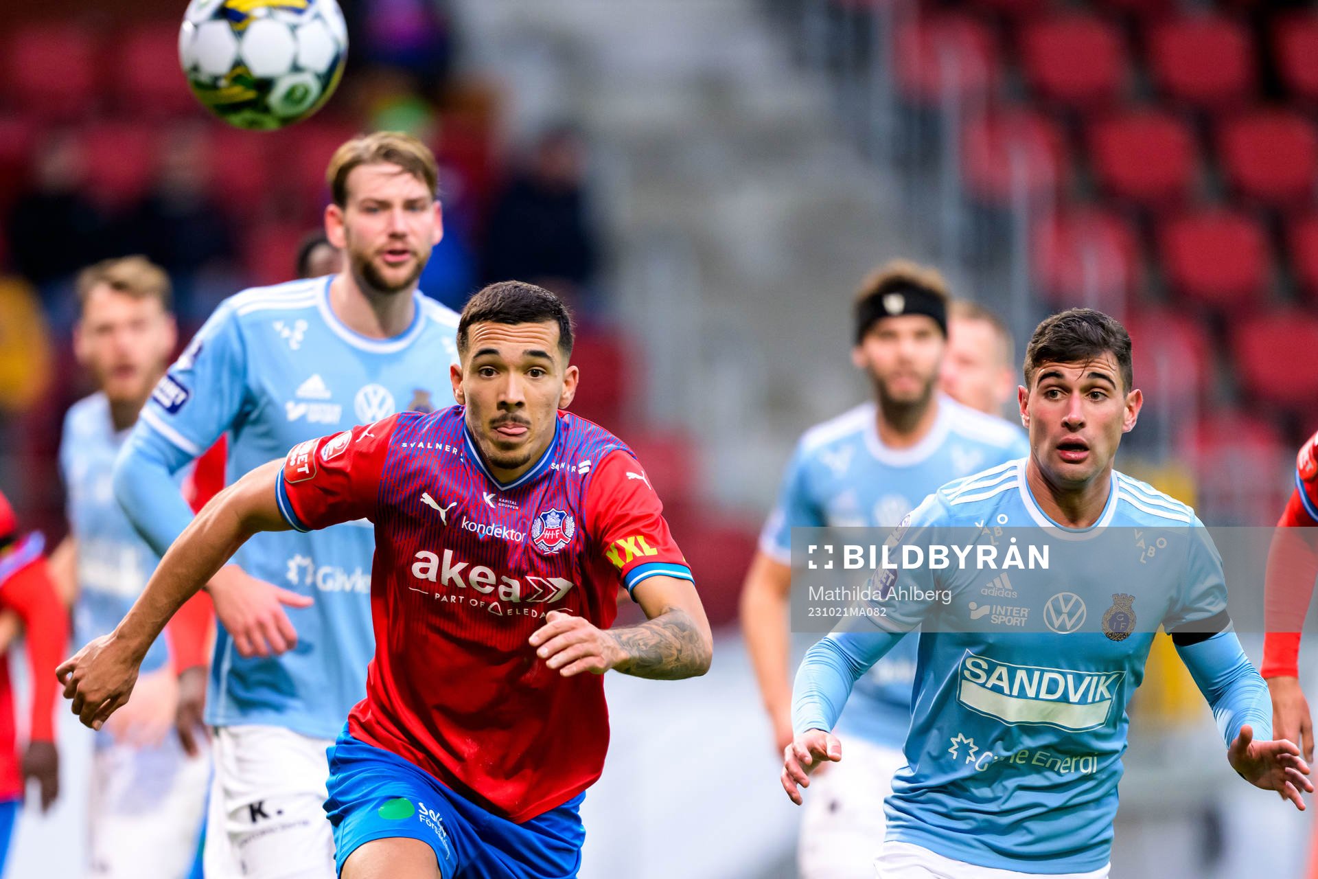 Helsingborgs Lucas Lima och Gefles Ahmed Bonnah