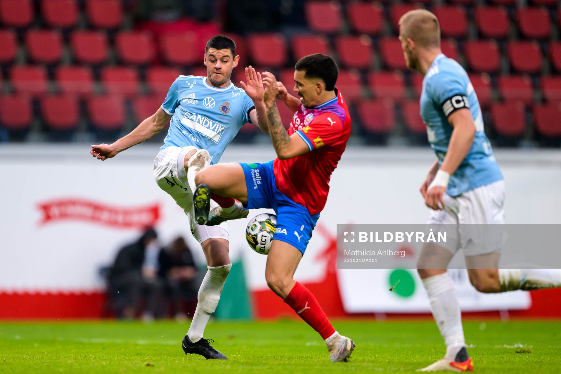 Gefles Kevin Persson och Helsingborgs Lucas Lima